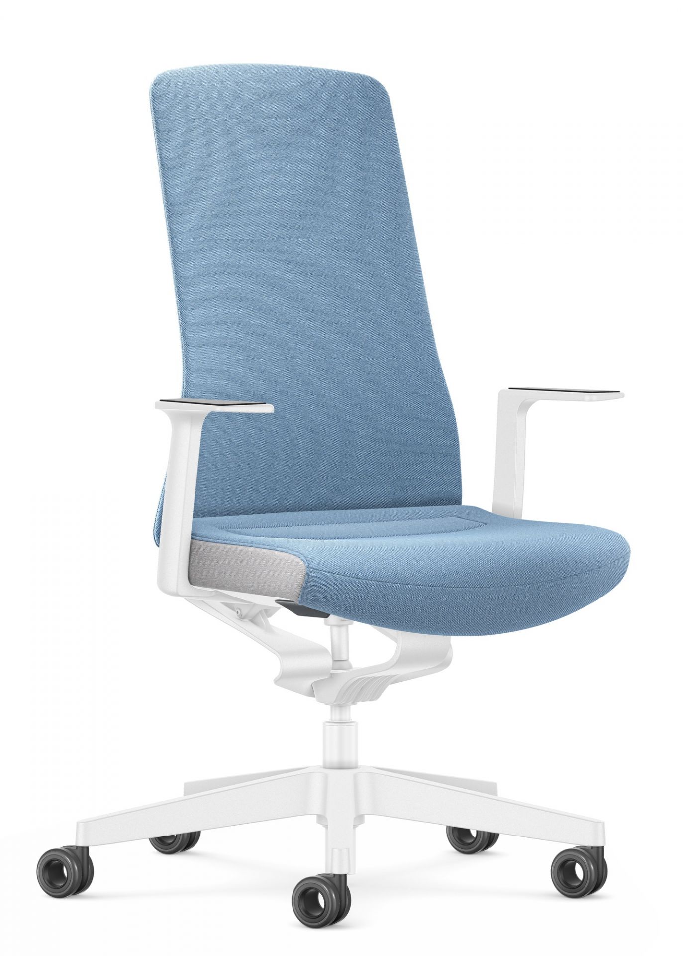 Pure Edition Interior chaise de bureau pivotante Interstuhl Bleu clair