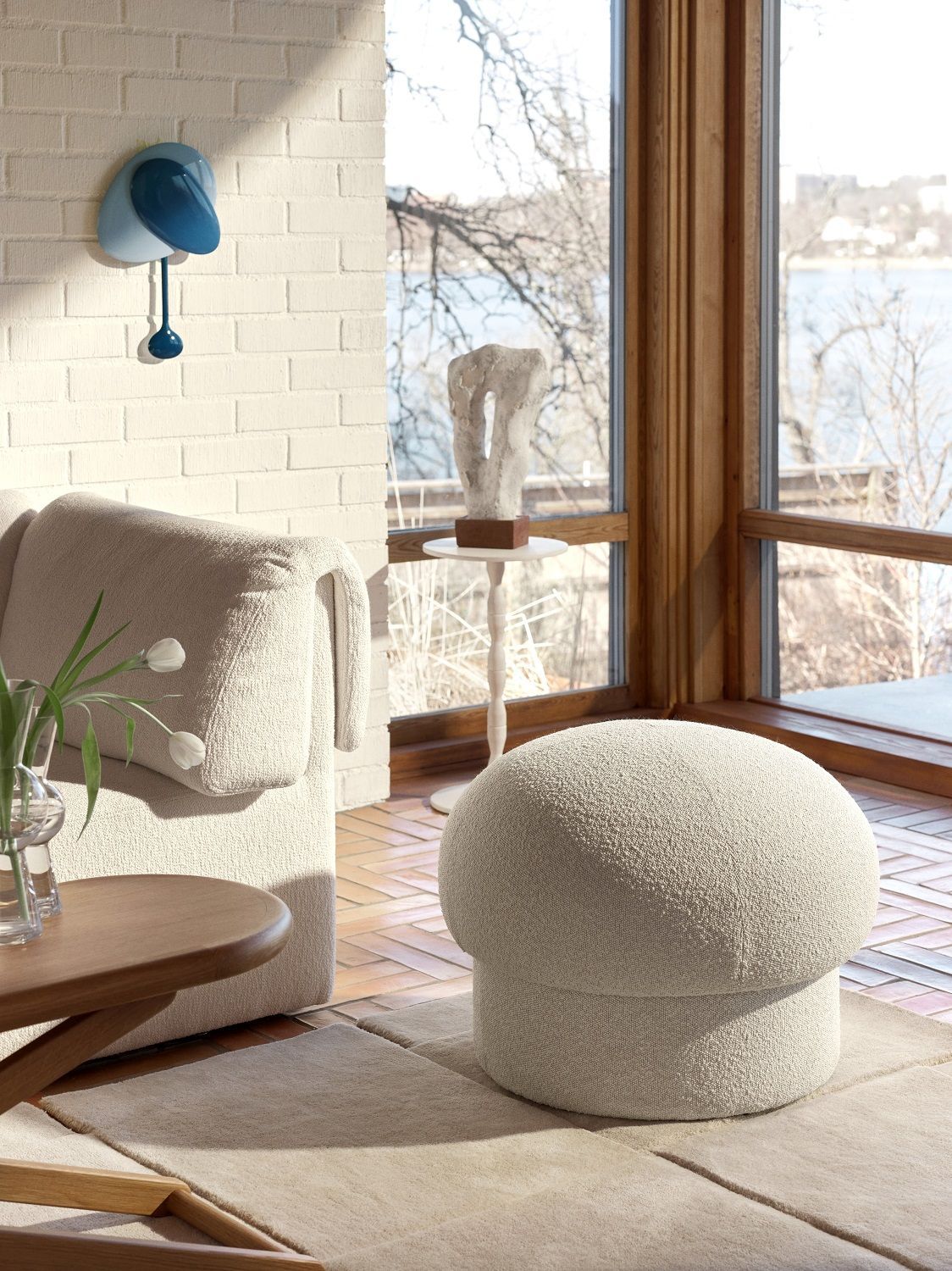 Uno Pouf Tabouret 65 cm Design House Stockholm