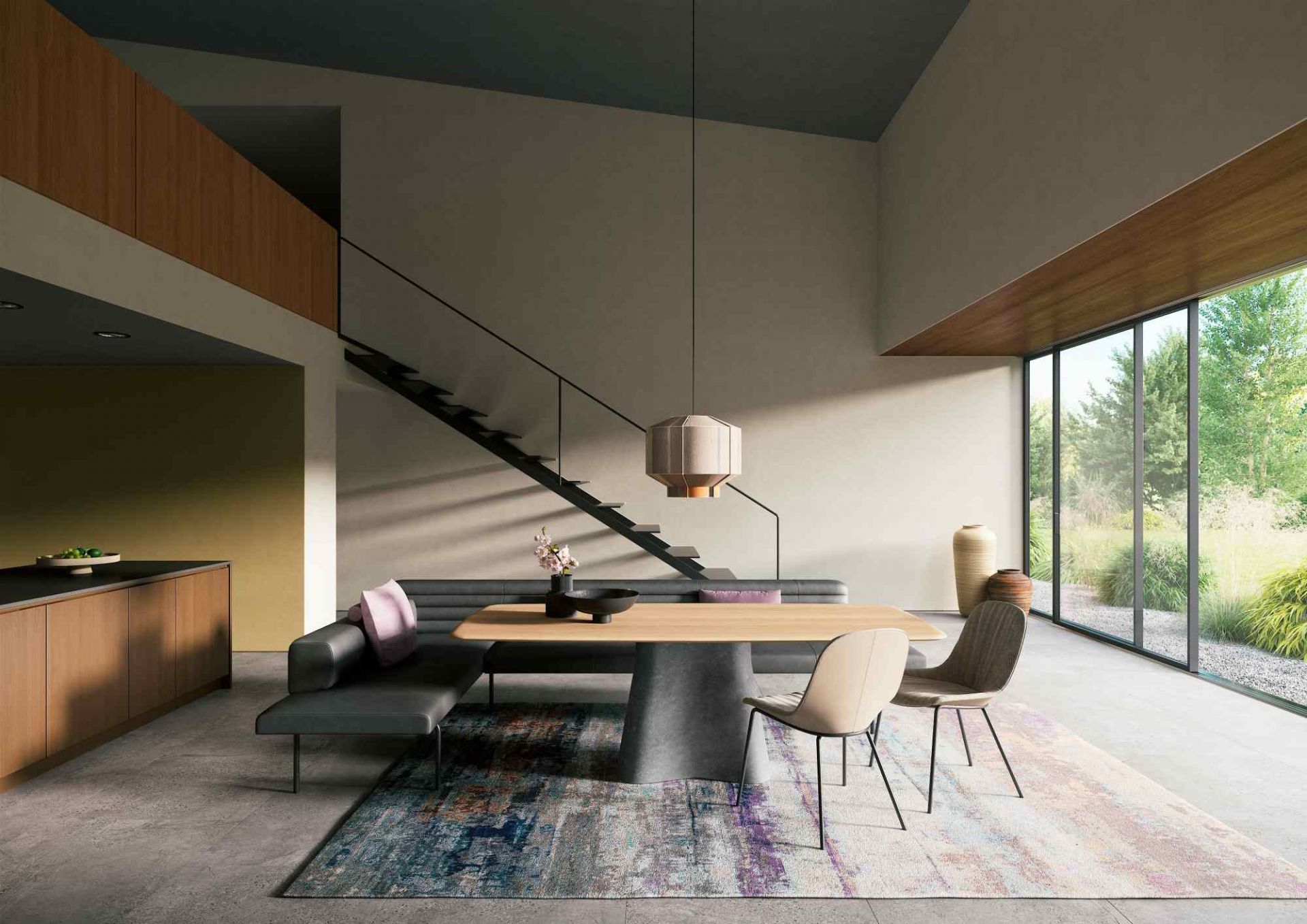 Ison Banc d'angle indépendant Walter Knoll
