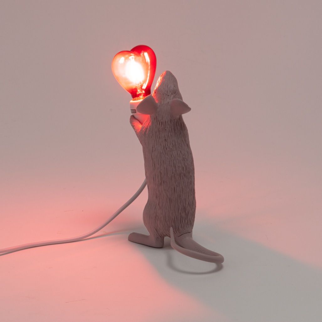 Mouse Lamp Step Love Edition Lampe de table USB Seletti