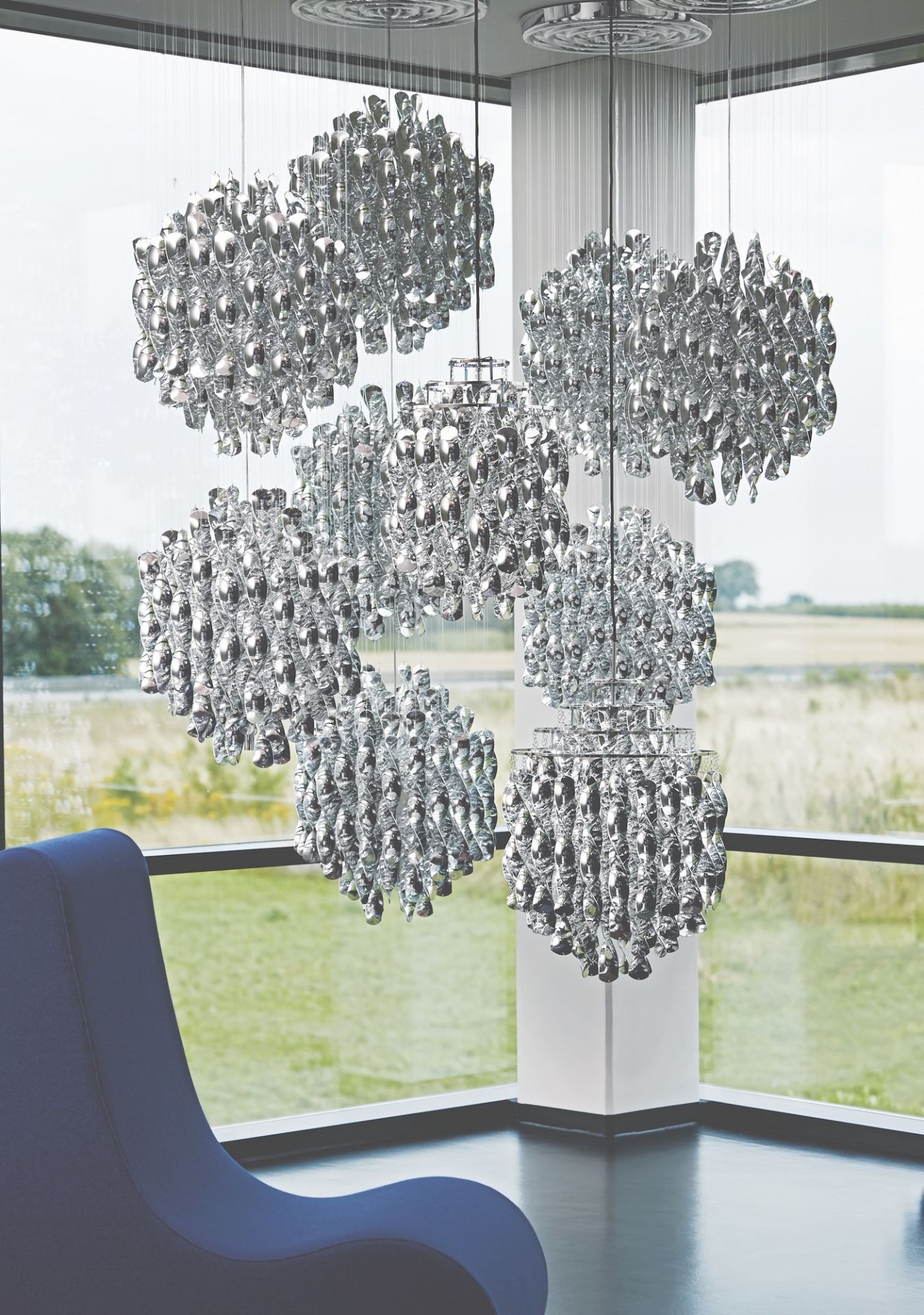 Spiral SP1 Lampe à suspension Argent Verpan