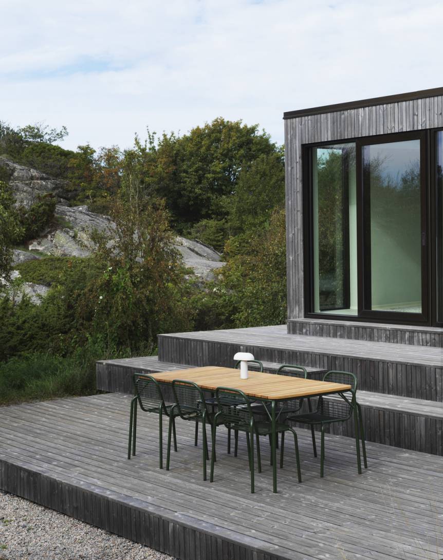 Vig Table 90 x 200 cm Table d'extérieur Normann Copenhagen  