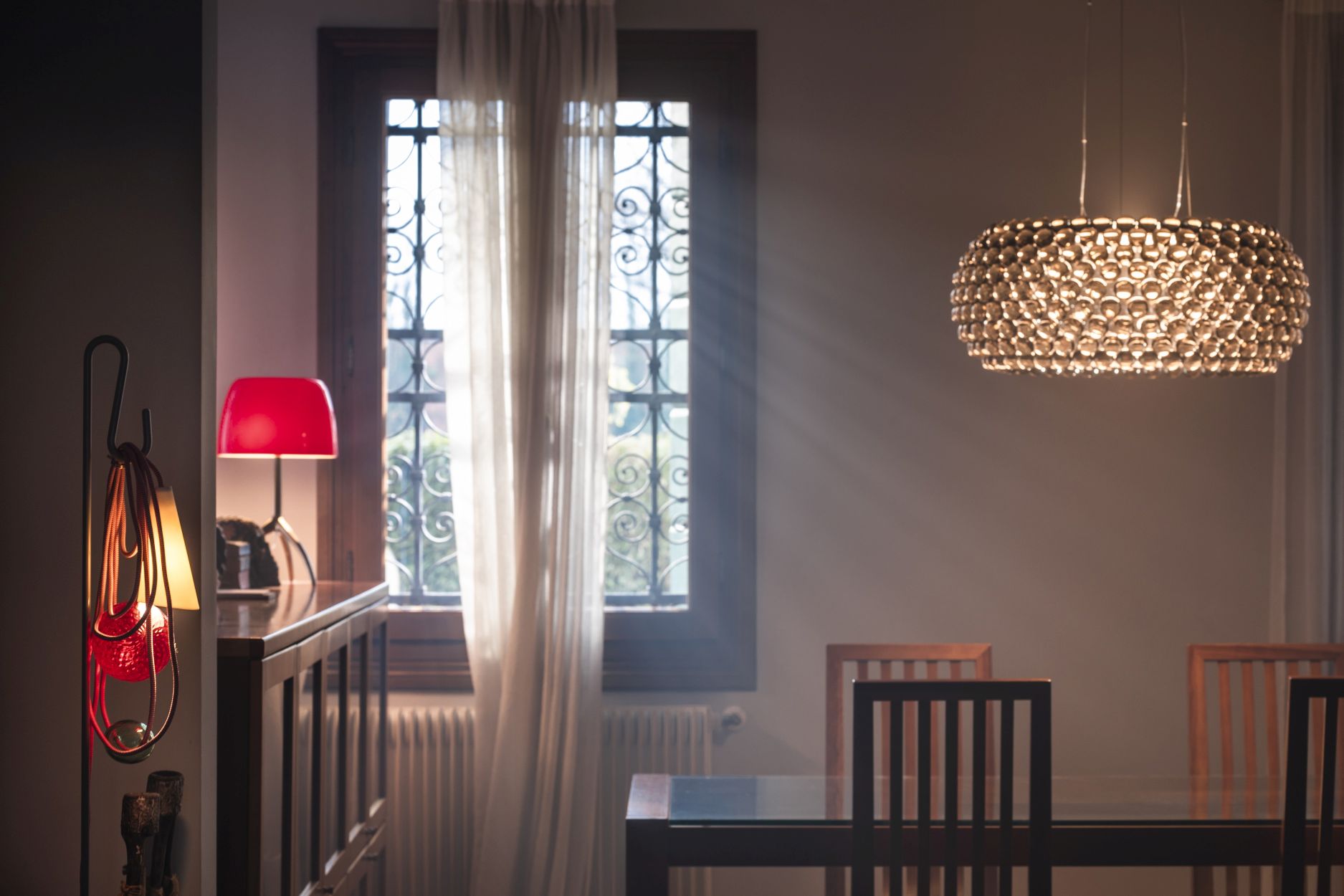 Caboche Plus Grande Lampe de suspendue Gris Foscarini