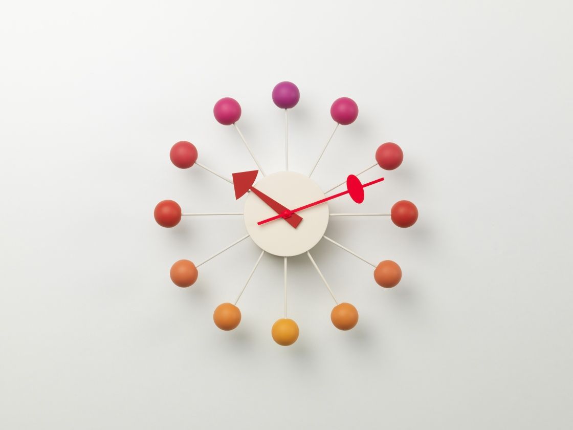 Ball Clock Horloge murale Sunset Vitra LIMITED EDITION 