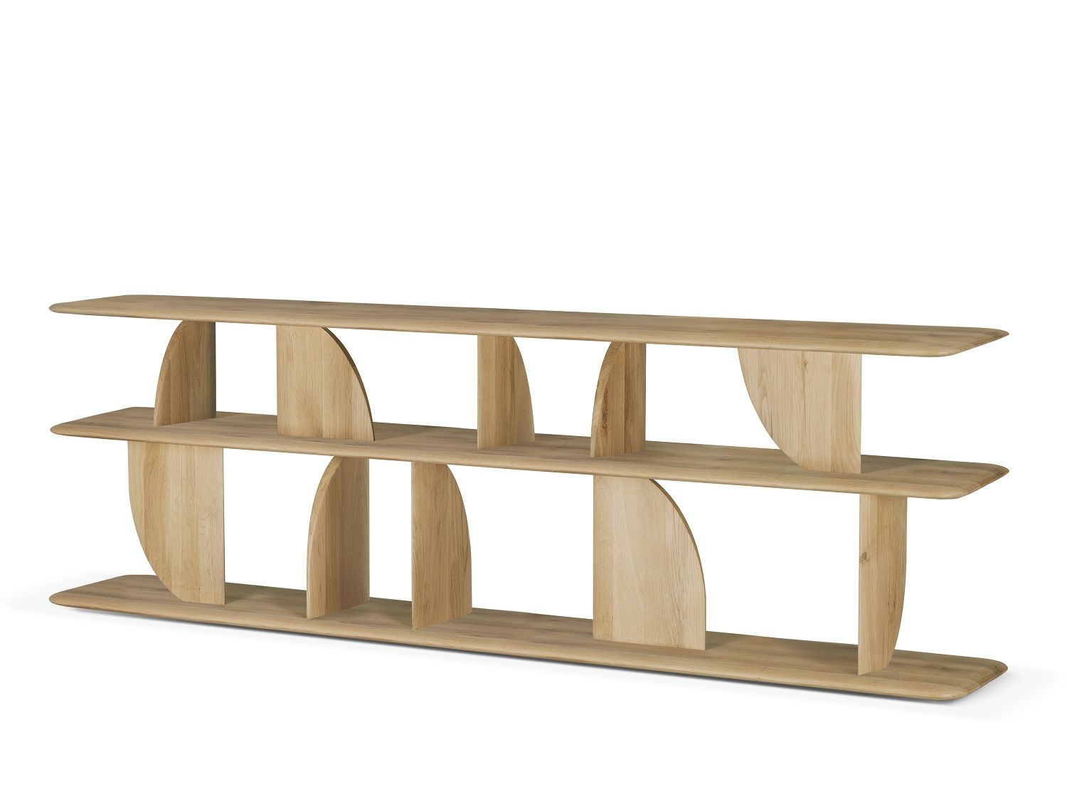 Geometric Console / Table d'appoint CHÊNE NATURE Ethnicraft OFFRE SPECIALE