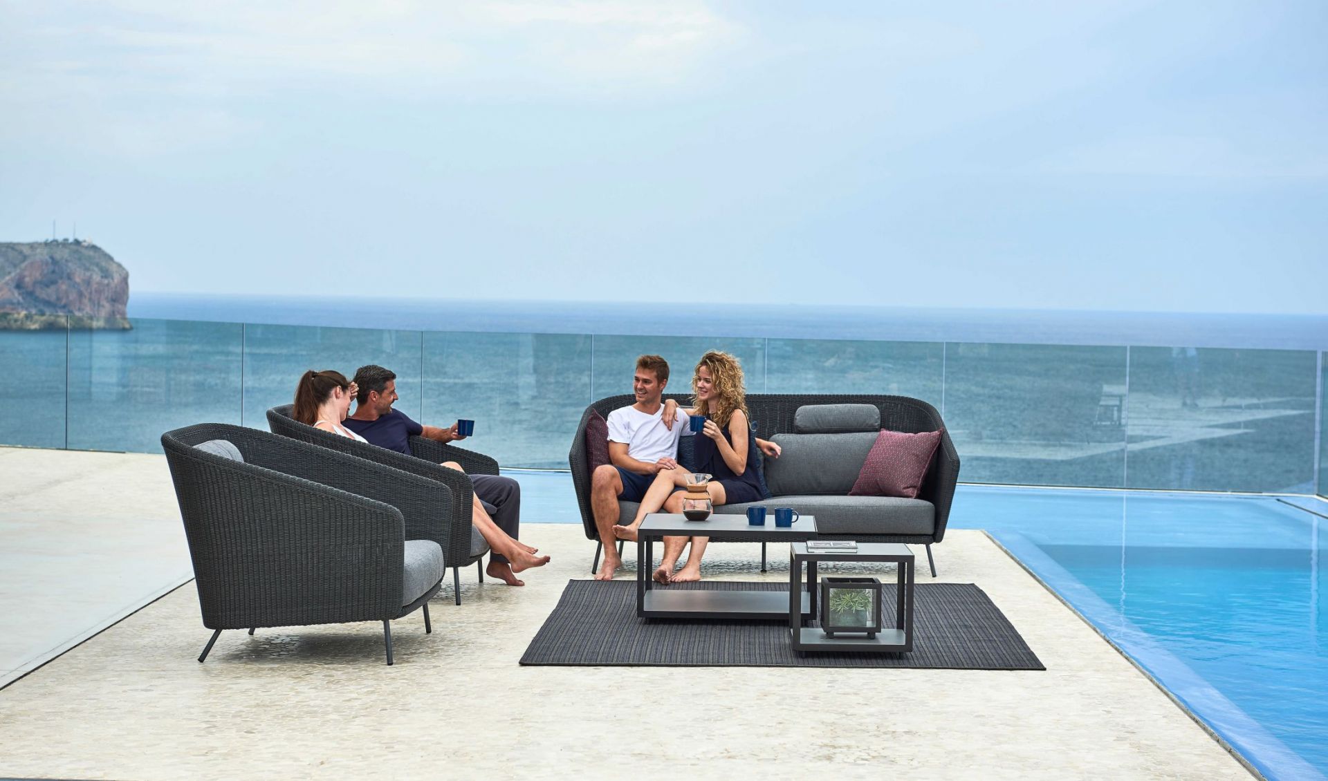Mega Outdoor Fauteuil lounge Cane-Line