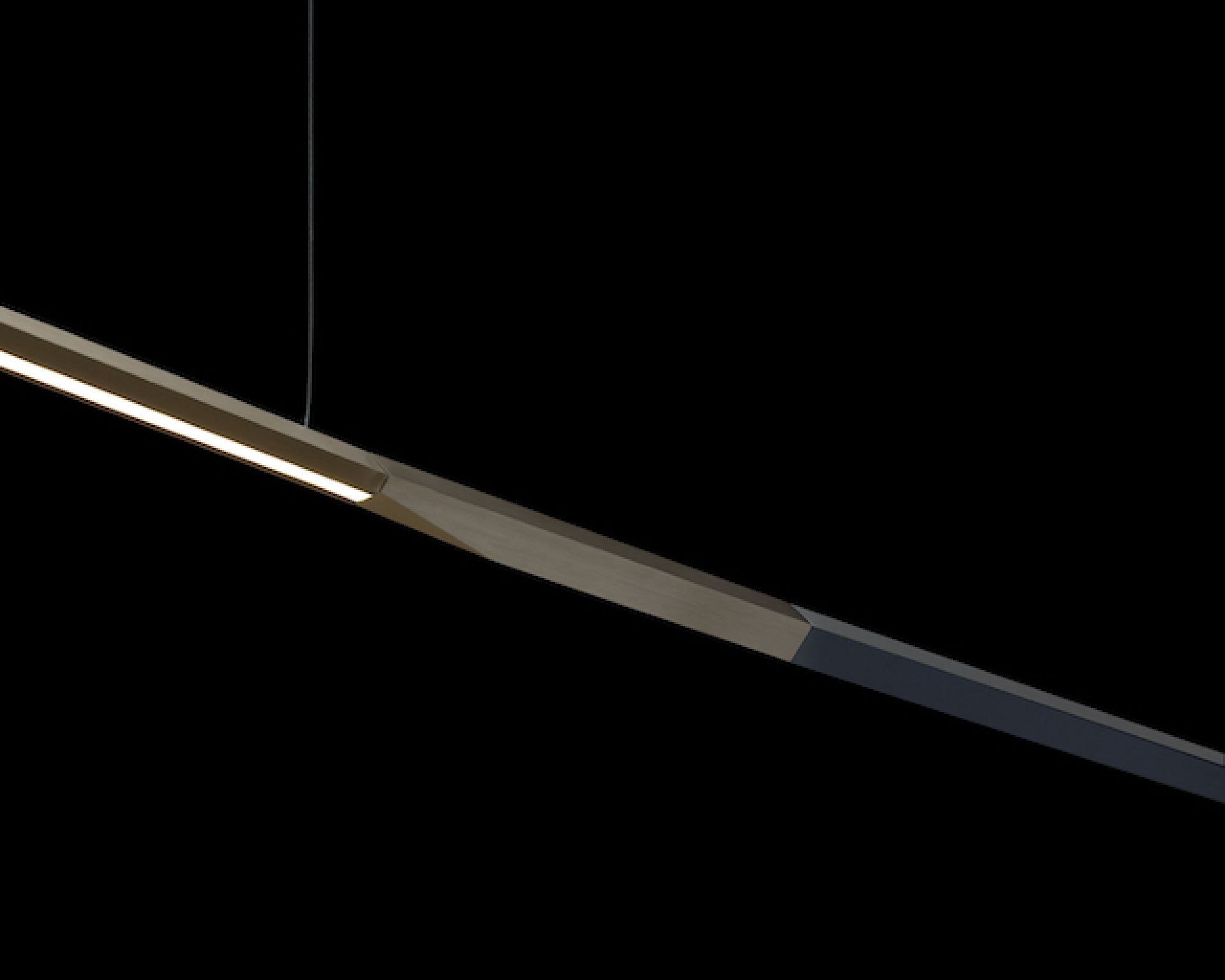 Ilo Lampe à Suspension Bronze Satiné Oluce