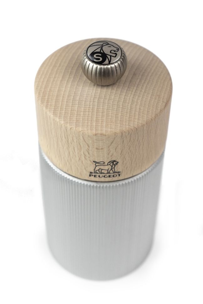 Line Moulin à sel H 12 cm Aluminium / Naturel Peugeot 