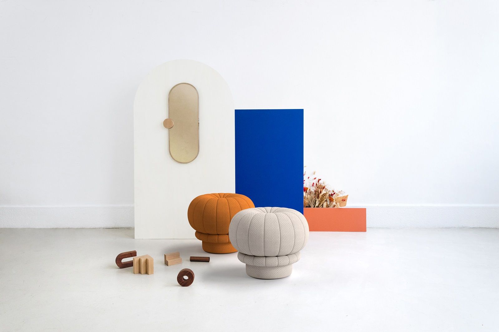 Claudie Pouf Tabouret Hartô