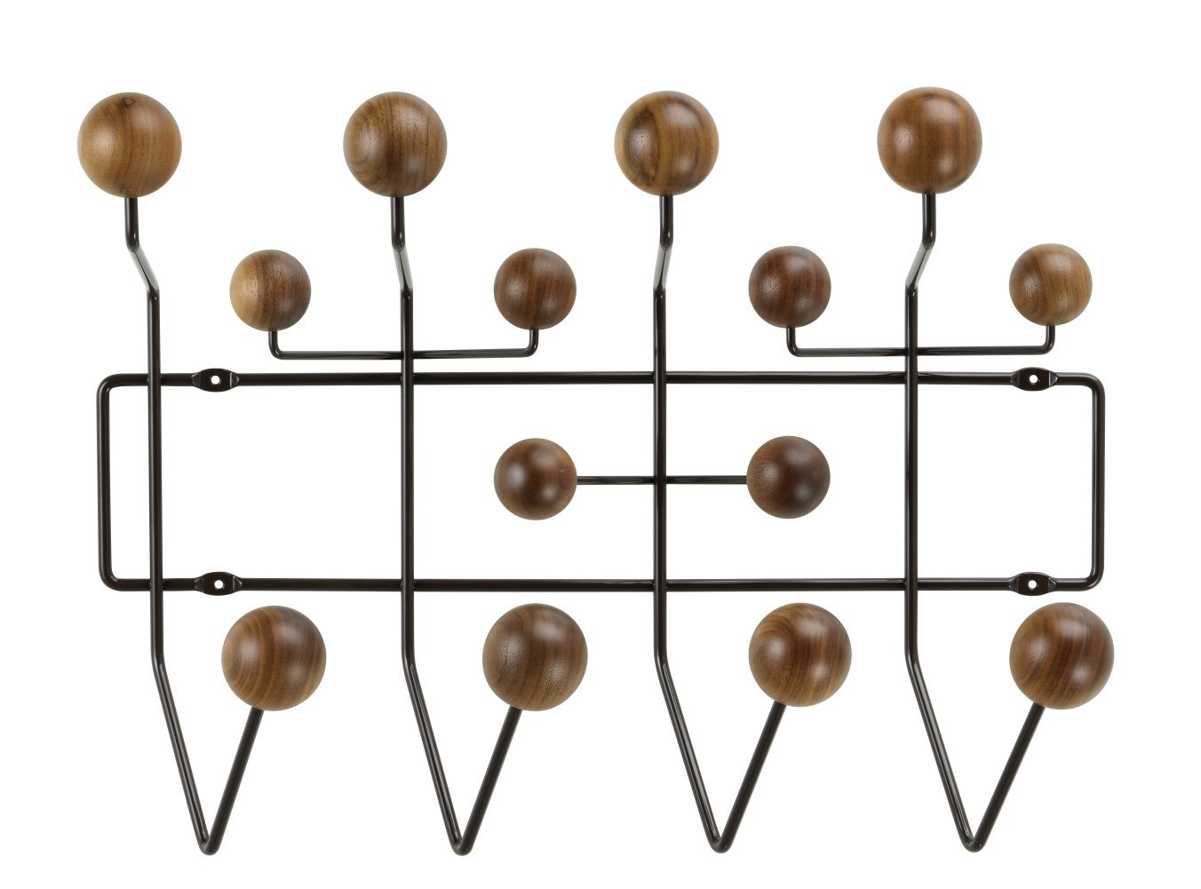 Eames Hang it all Porte-manteau noyer naturel Vitra NOUVELLE VERSION  