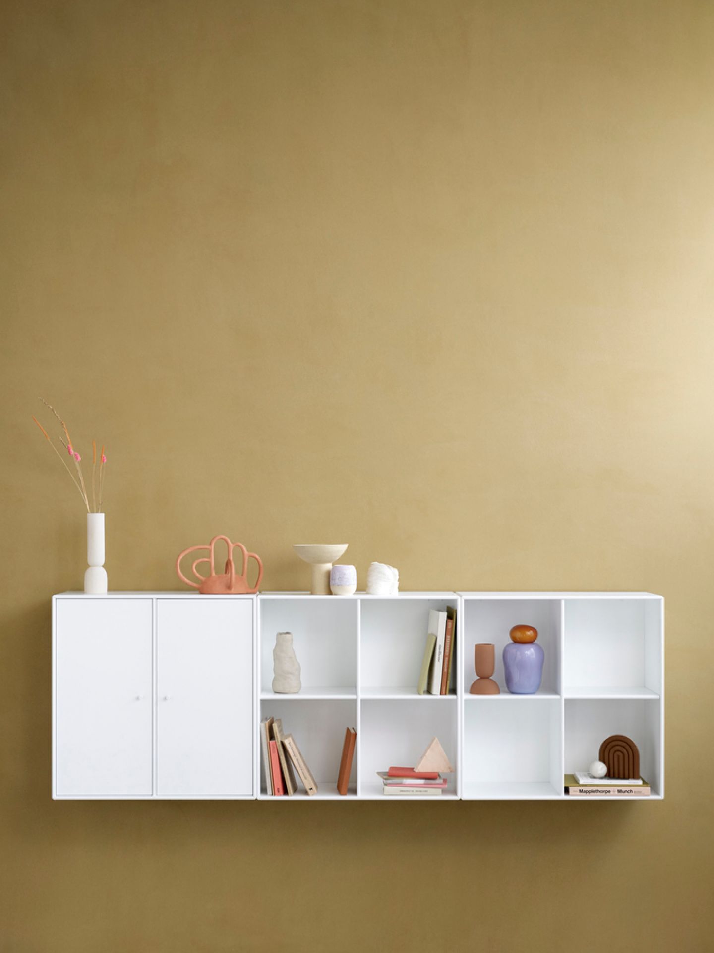 Armoire suspendue combinaison 3 pour 2 NEW WHITE Montana