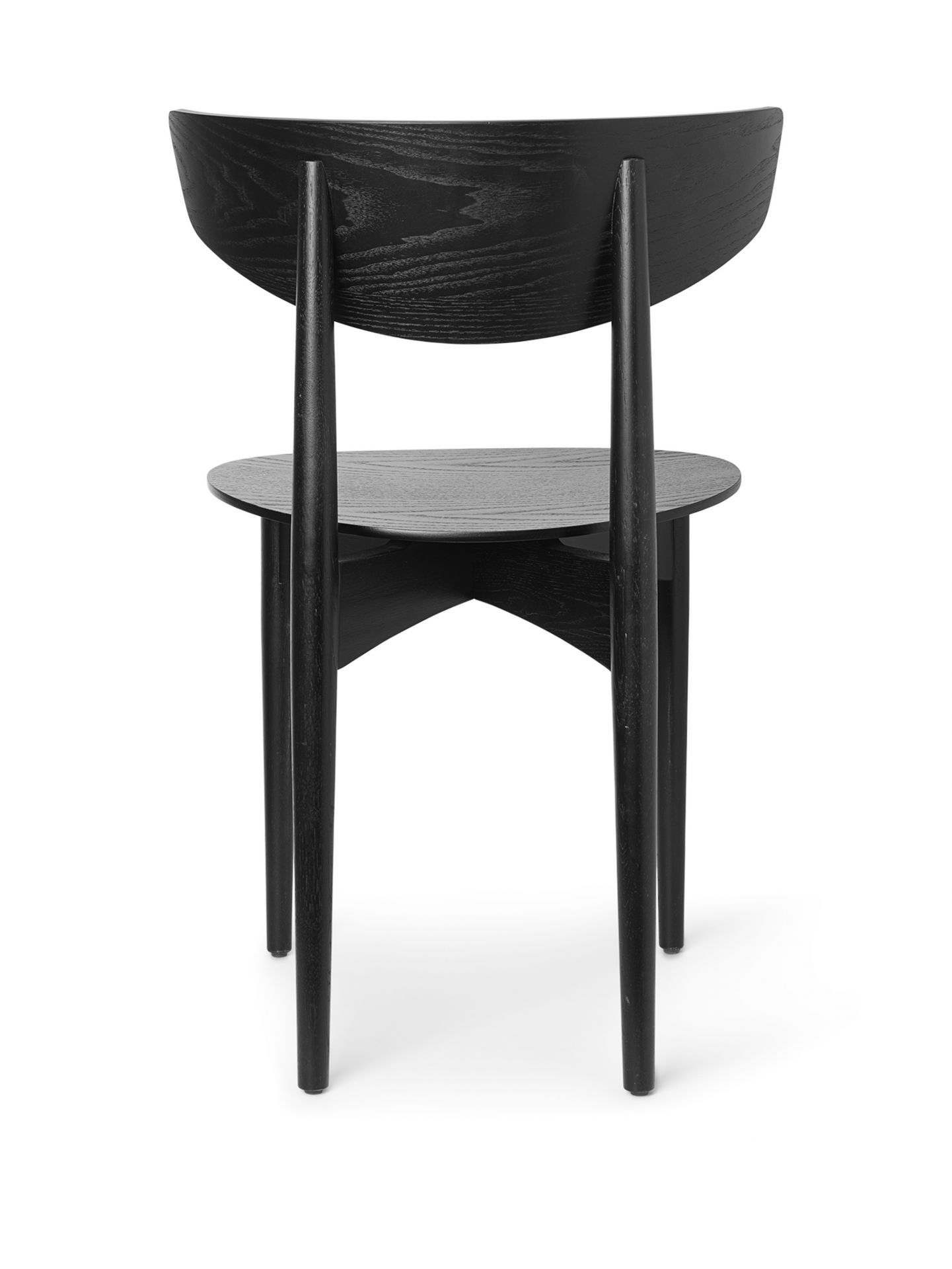 Herman Chaise de salle à manger avec structure en bois noir Ferm Living Herman Chaise de salle à manger avec structure en bois noir Ferm Living