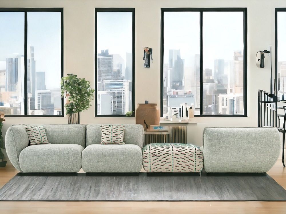 Canapé modulaire Mia Suggestion de combinaison 1 Freifrau Manufaktur