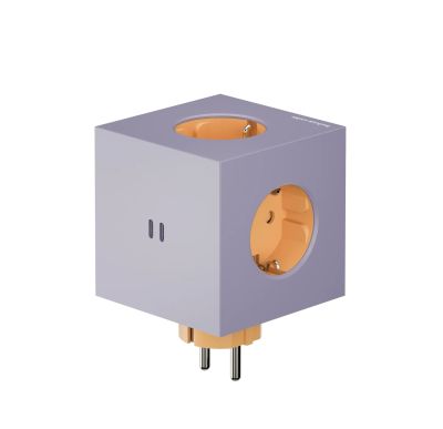 Square 2 - Avolt x Bauhaus Archives Cube de prise édition limitée Lavender Glow dfp Design