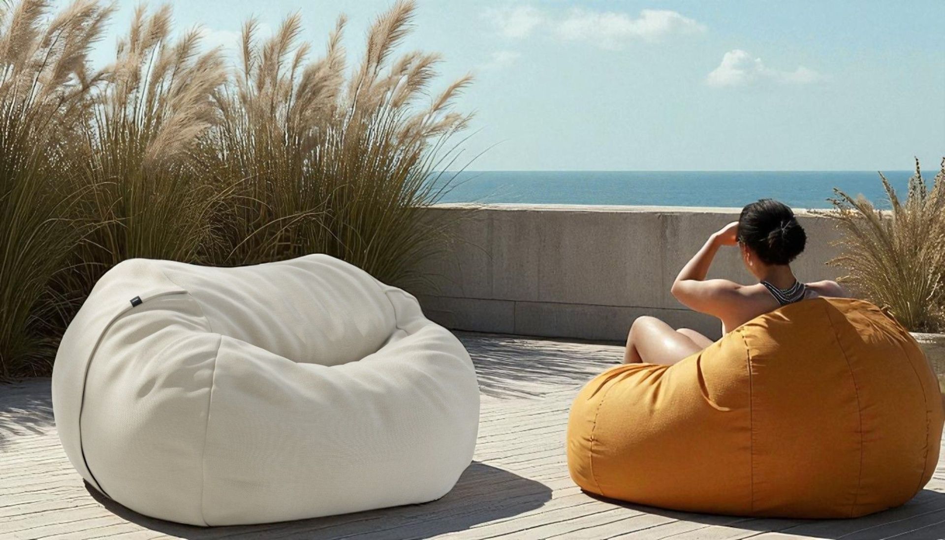 Beanbag Large Outdoor Pouf vetsak
