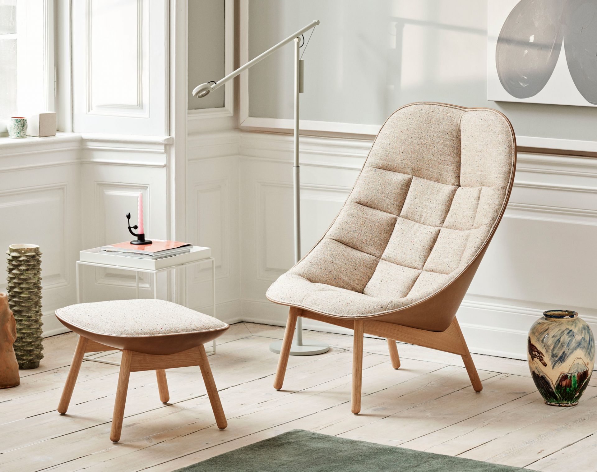 Fifty-Fifty Floor Lamp Lampadaire Hay