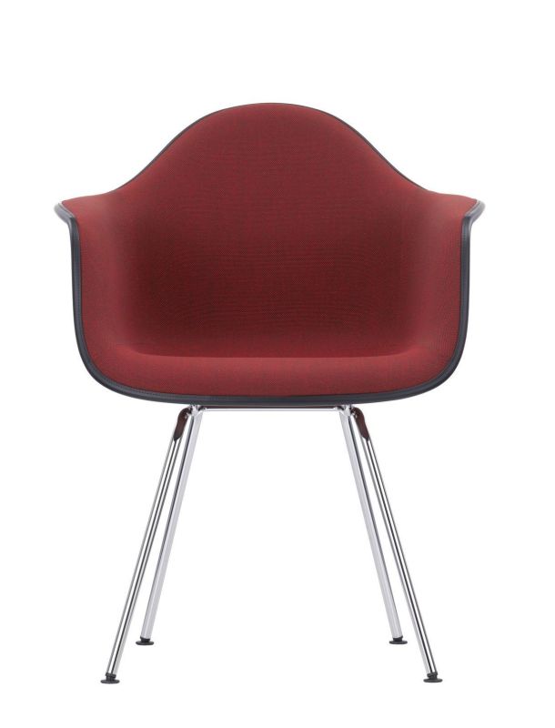 Eames Plastic Arm Chair DAX Chaise entièrement rembourrée Vitra