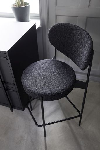 Series 430 Bar Stool Tabouret de bar 75 cm NOIR / REMIX 123 Verpan OFFRE SPECIALE