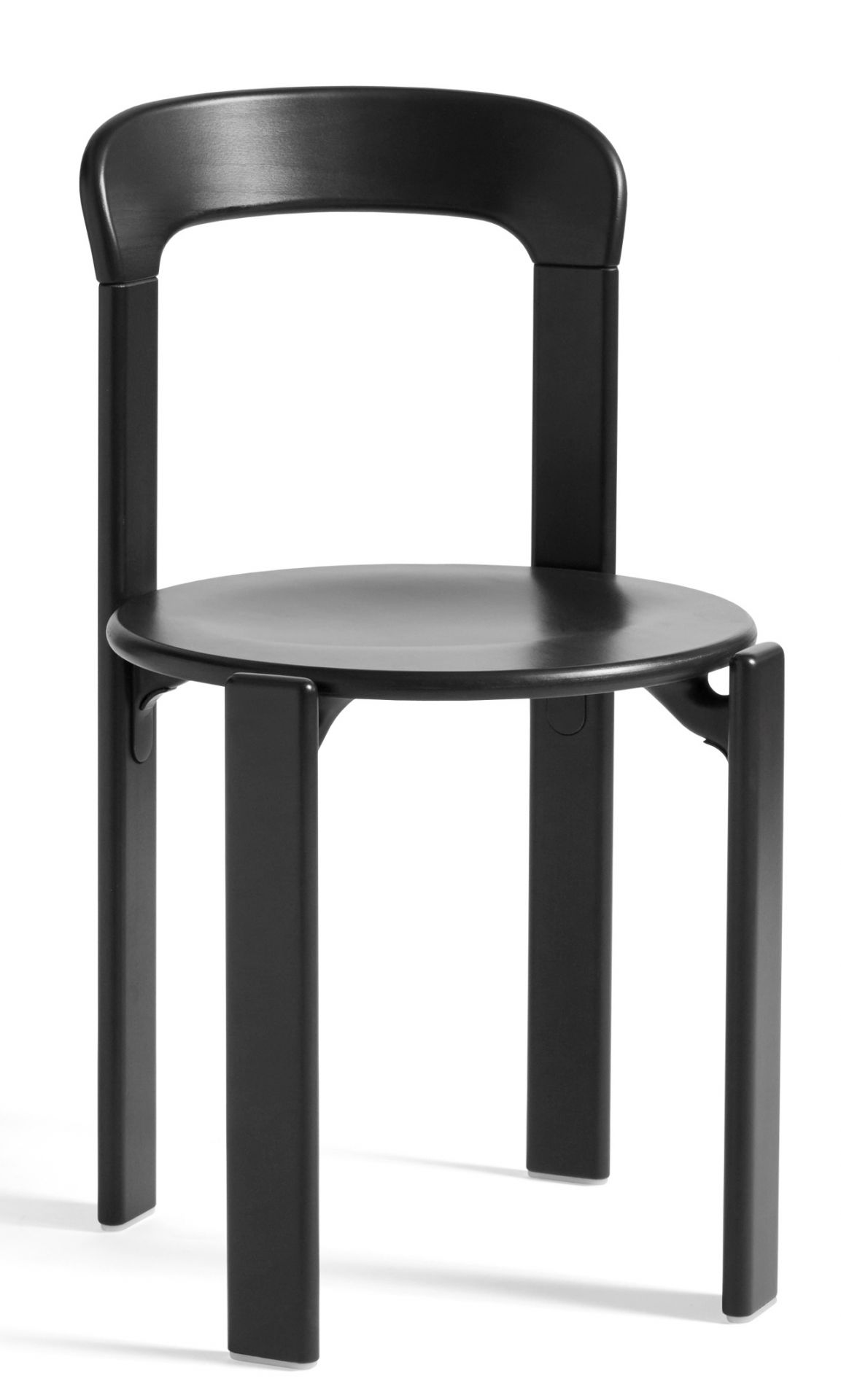 Rey Chair Chaise Hay Hêtre laqué à l'eau noir profond Rey Chair Chaise Hay Hêtre laqué à l'eau noir profond