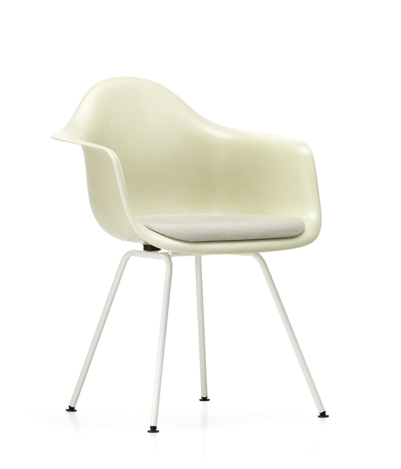 Eames Plastic Arm Chair DAX avec coussin d'assise Vitra