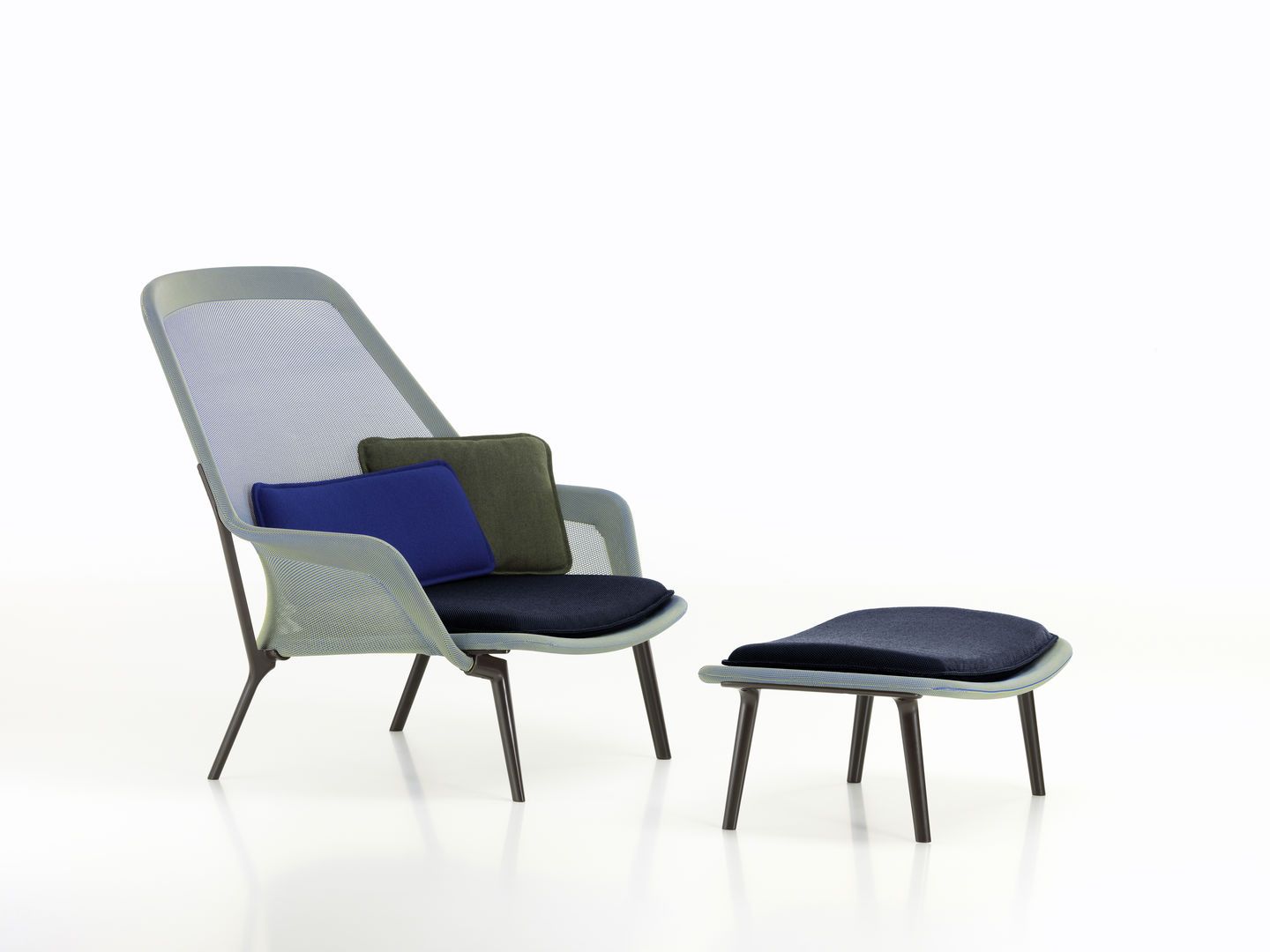Slow Chair &amp; Ottoman Fauteuil Vitra