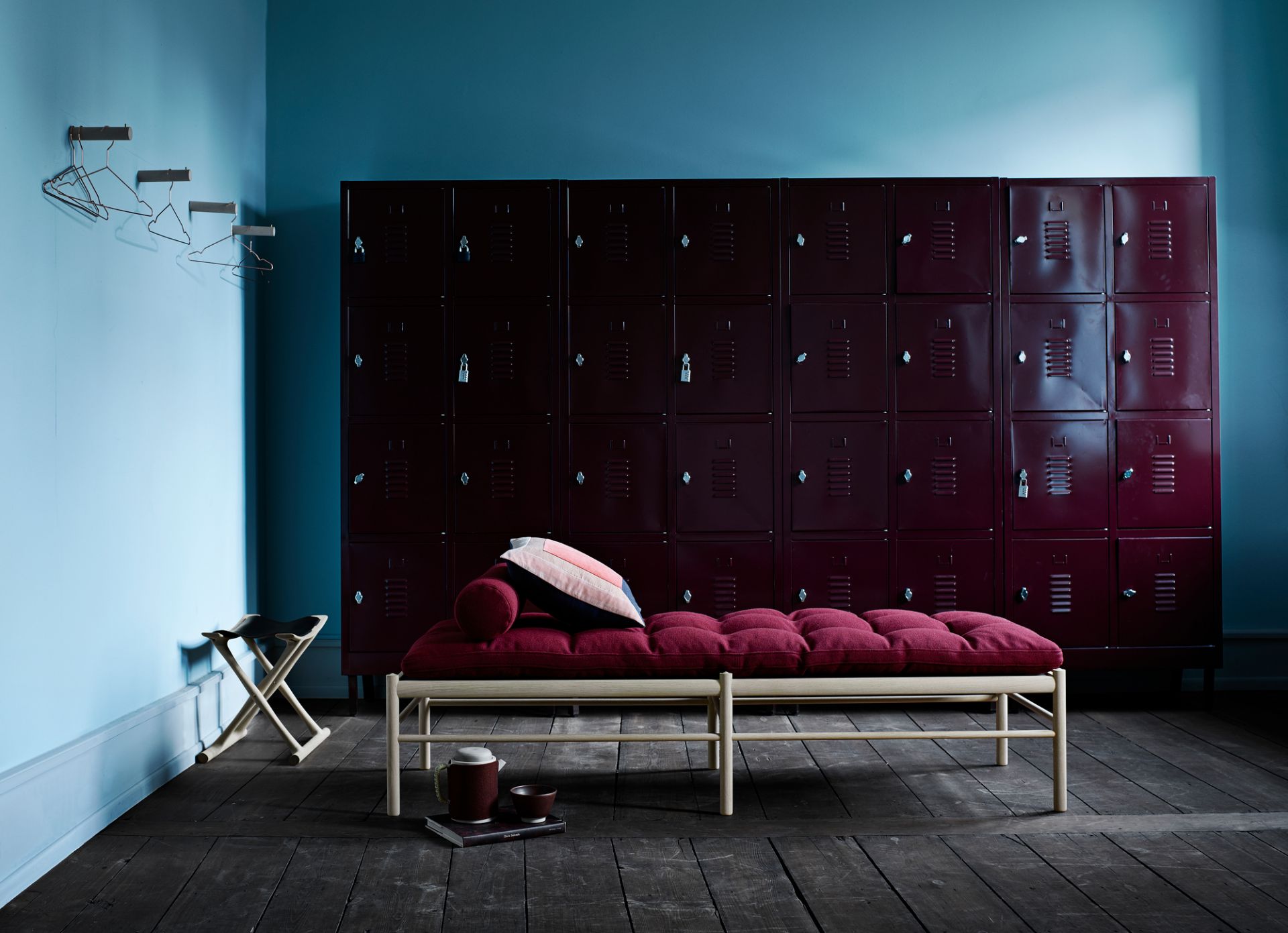 OW150 Daybed Lit de repos Carl Hansen &amp; Søn Cuir brun Sif 95