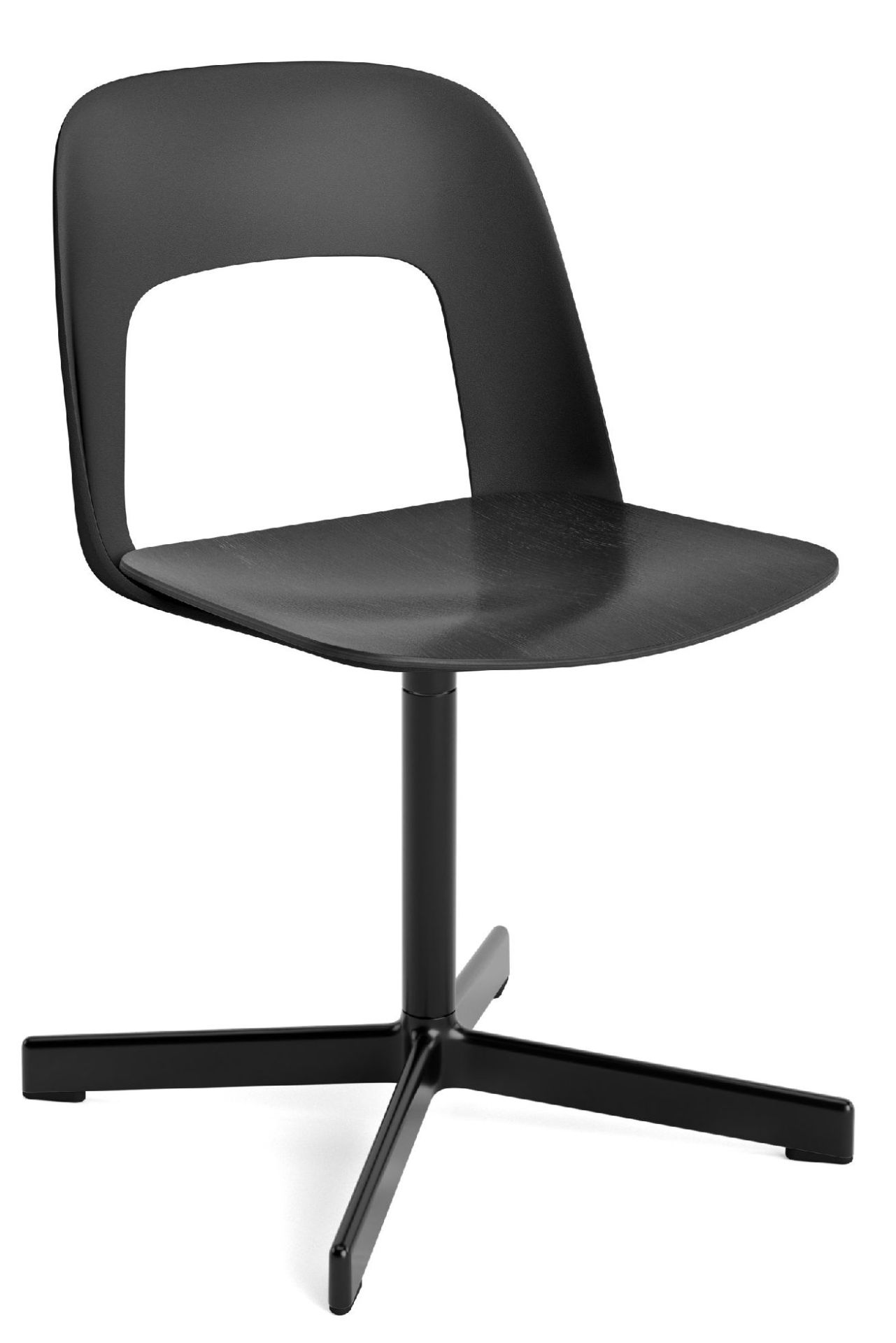 Layout Side Chair 132 4-étoiles pivotantes chaise Hay 