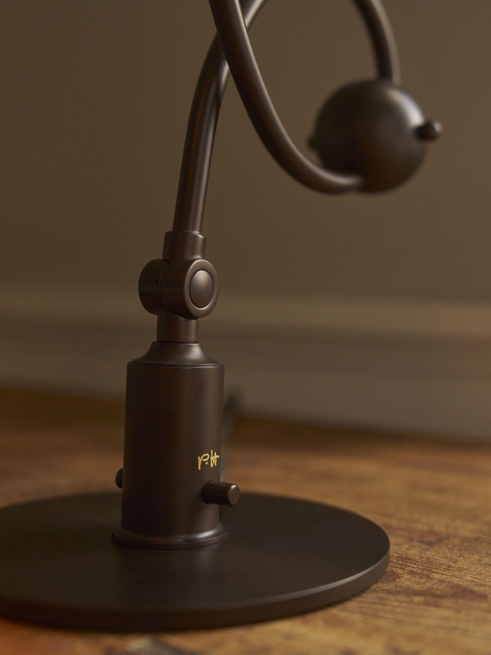 Lampe de table PH 1/1 Piano, couleur Dusty Terracotta, Louis Poulsen