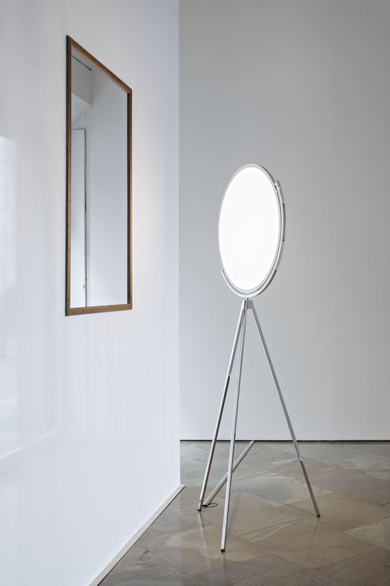 Superloon Lampadaire Chromé Flos