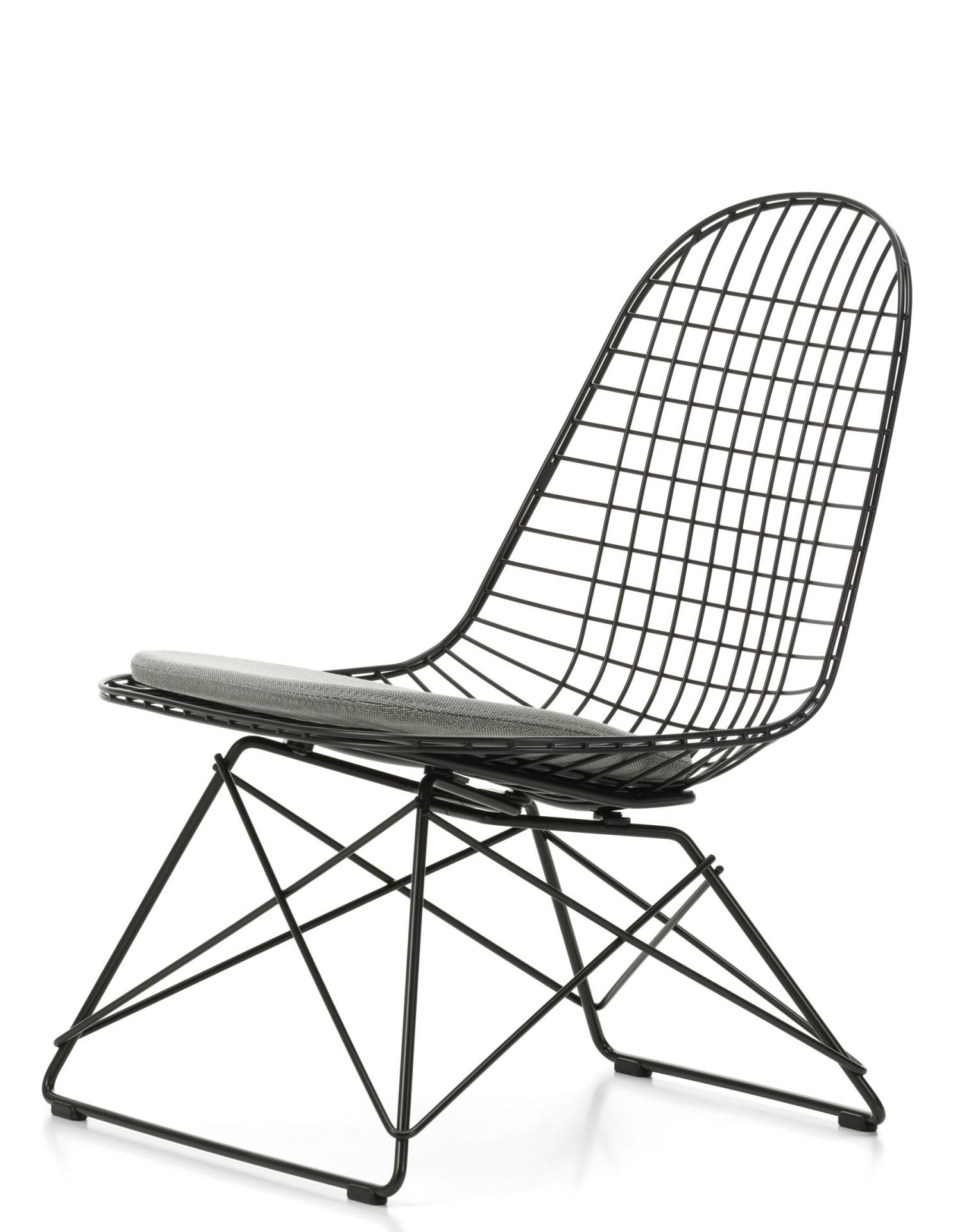 LKR-5 Wire Chair chaise avec coussin d'assise Vitra