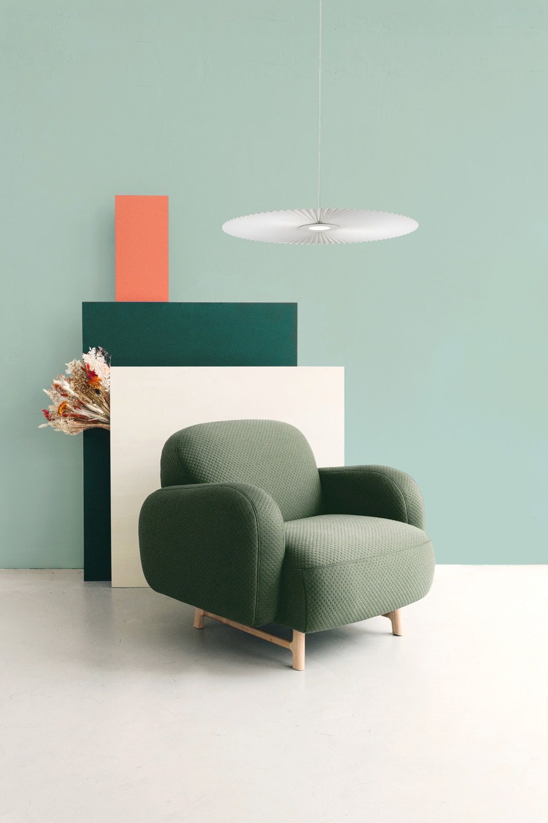 Carmen Pendant Light Lampe à suspendre Medium Hartô Blanc