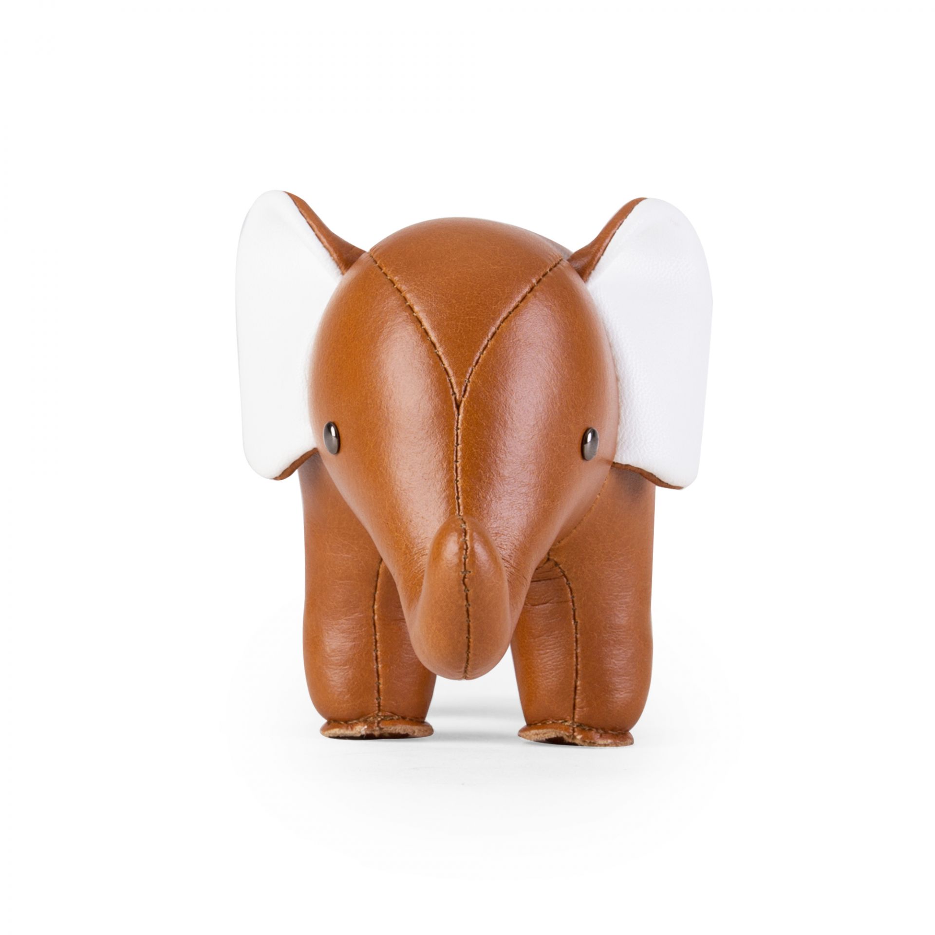 Presse-papiers Classic Eléphant Tan/Blanc Züny