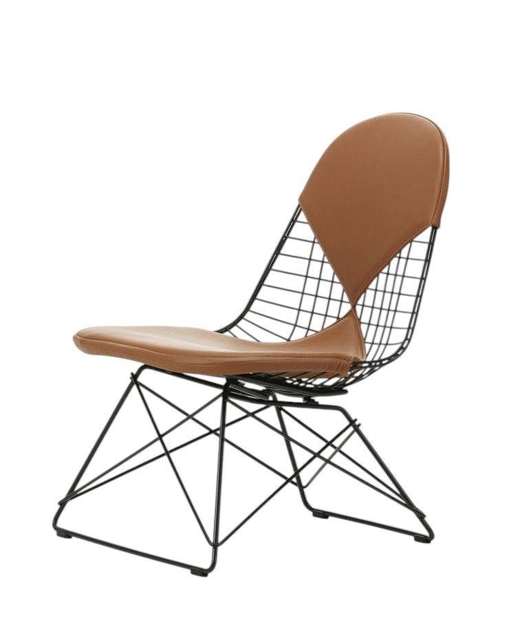 LKR-2 Wire Chair chaise avec assise et dossier revêtus Vitra 