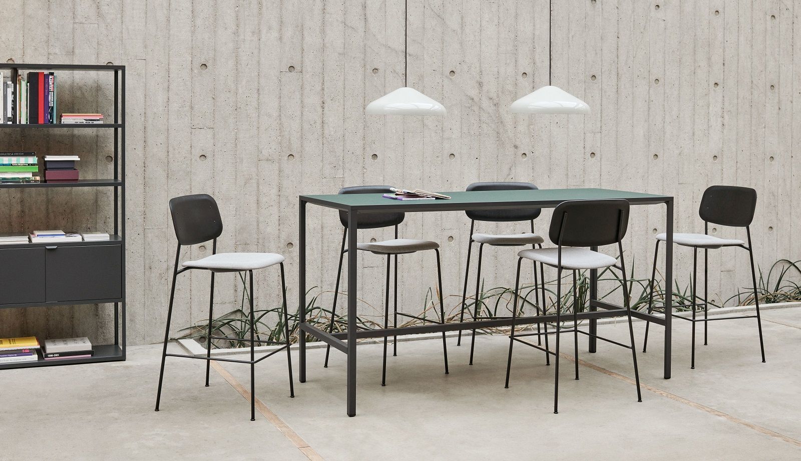Soft Edge 90 Bar Stool Low / High Tabouret de bar Hay