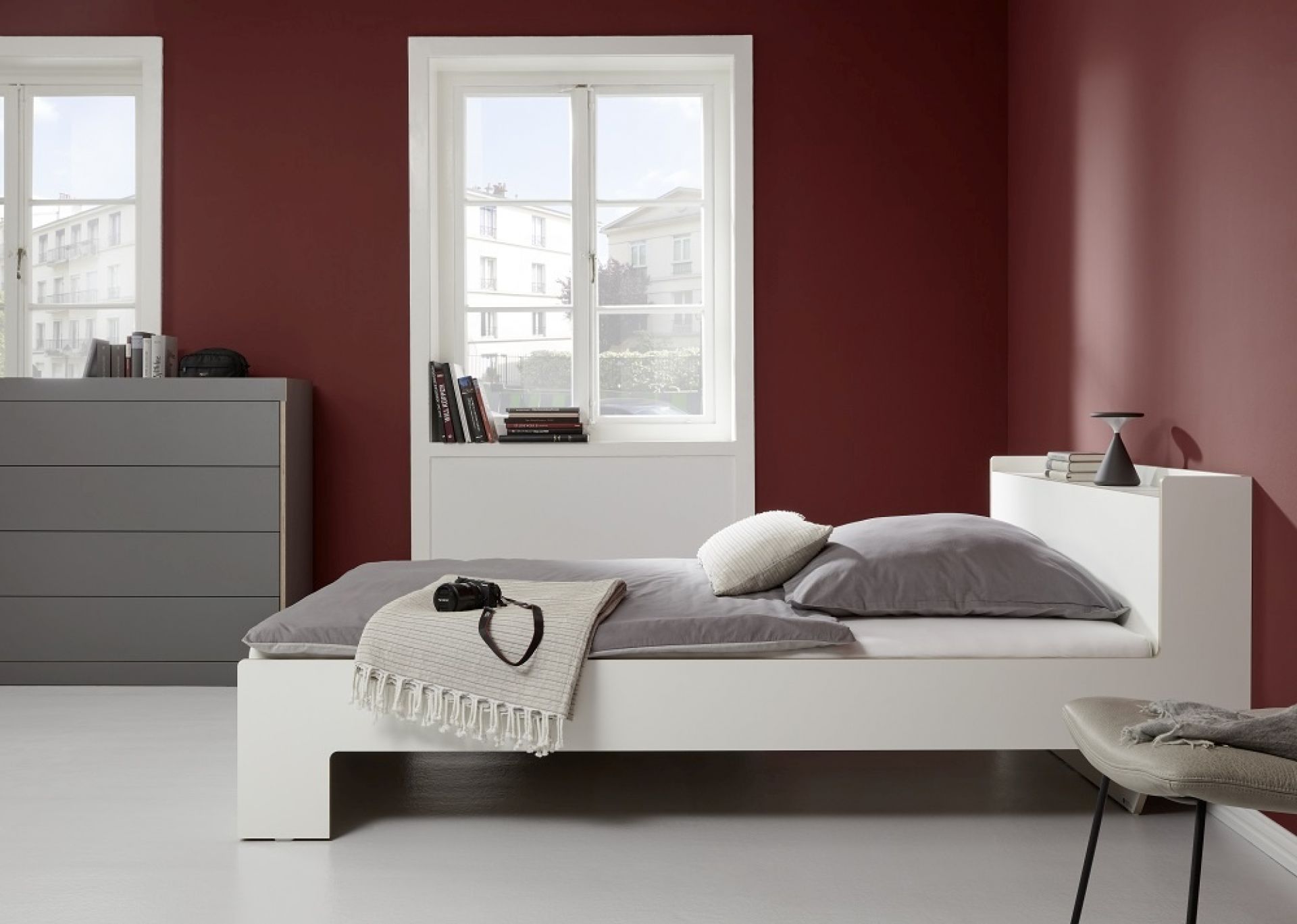 Nook lit simple Anthracite Müller Möbelwerkstätten 
