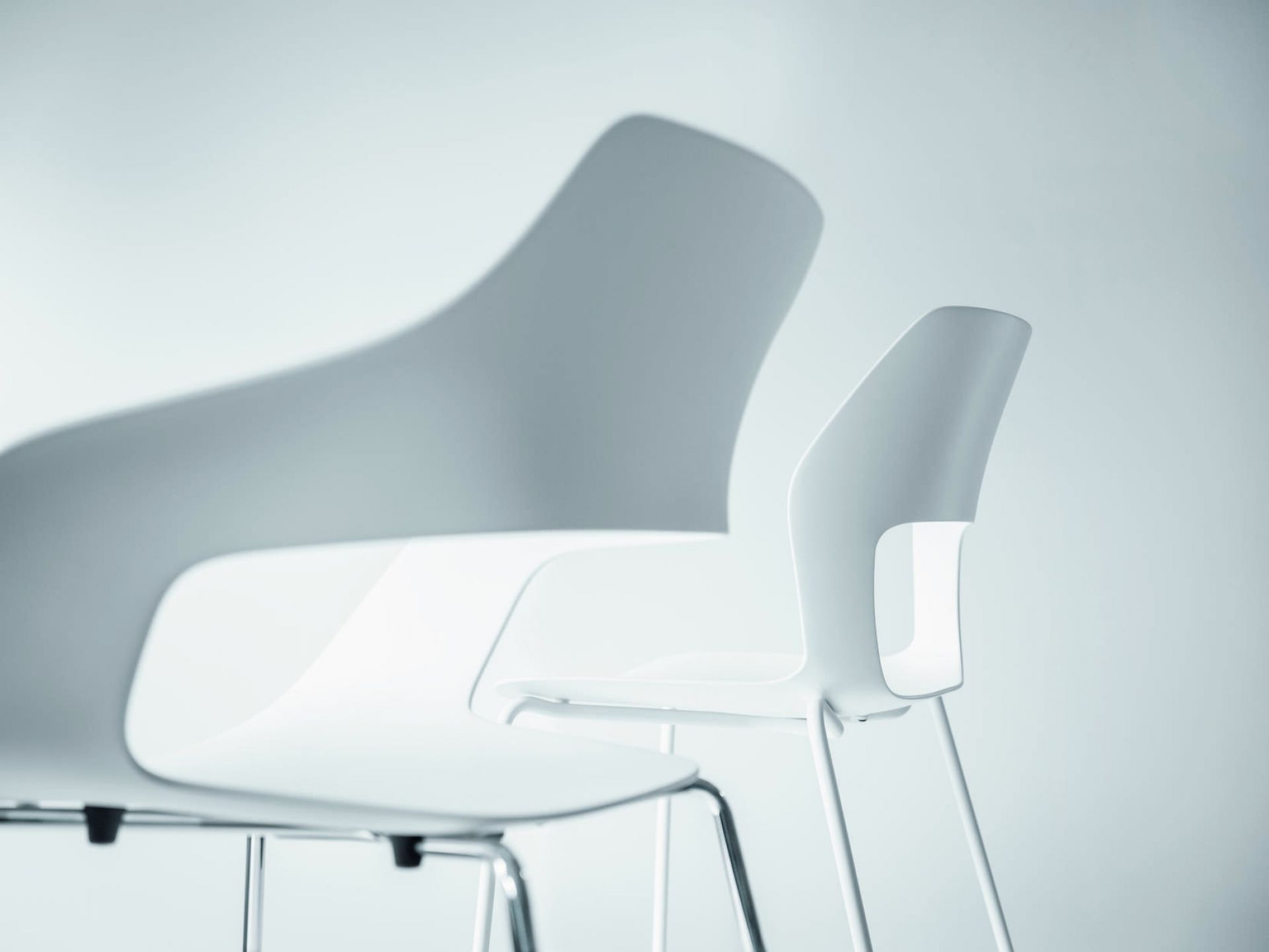 Occo Universal chaise à accoudoirs avec assise rembourrée Wilkhahn