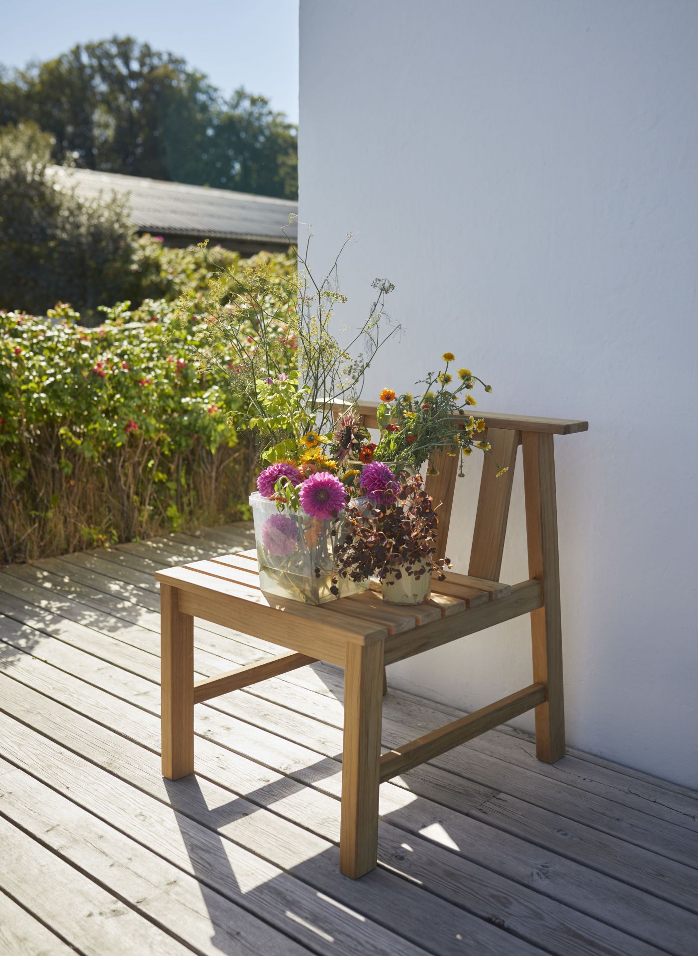 Cadence Chaise Teck Outdoor Skagerak by Fritz Hansen
