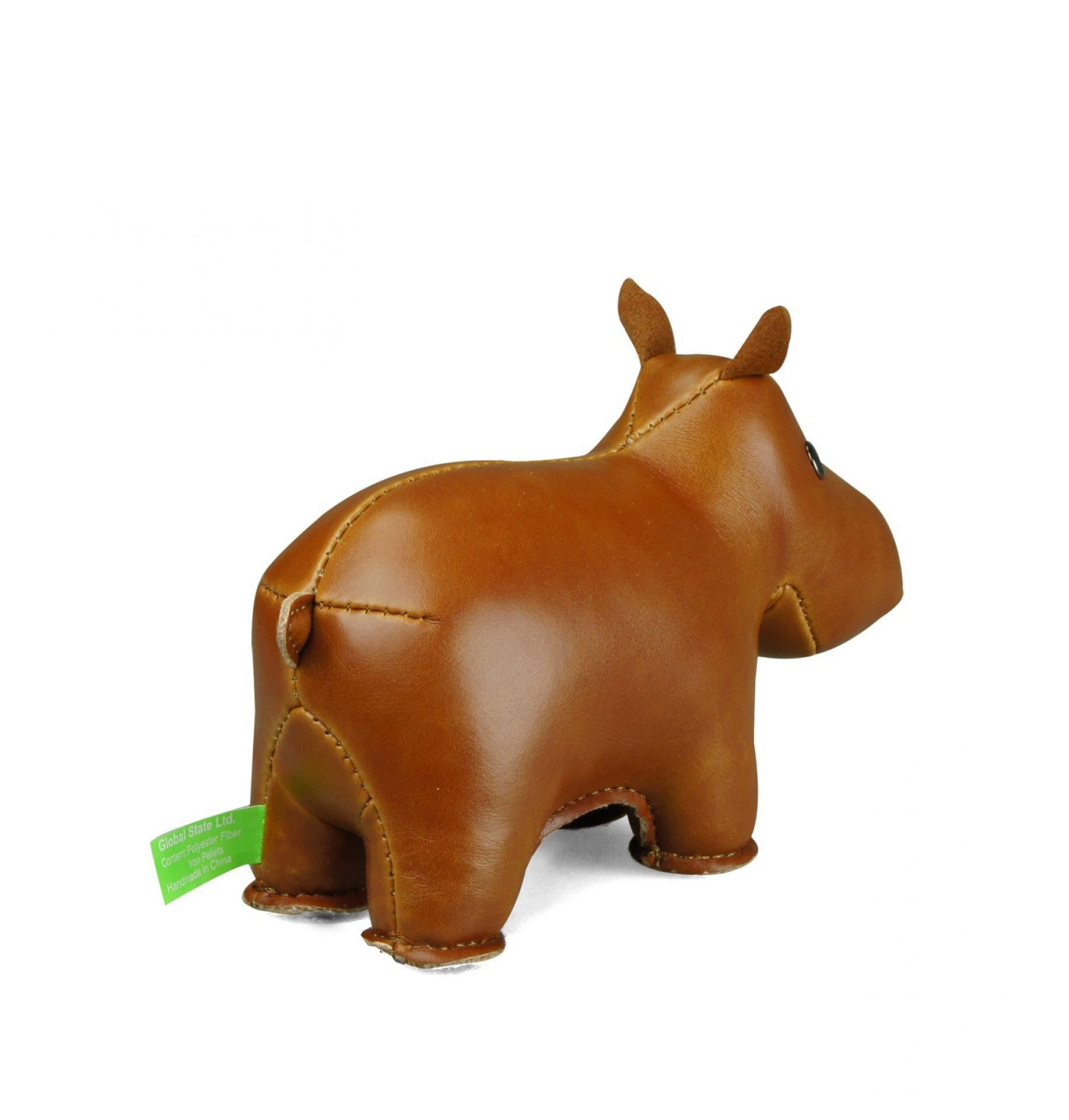 Presse-papiers Classic Hippo Tan/Blanc Züny