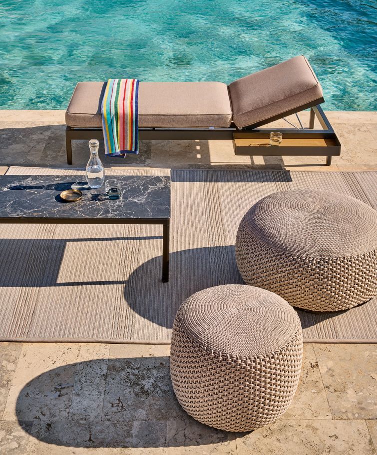 Pouf tabouret Medium Indoor / Outdoor Weishäupl