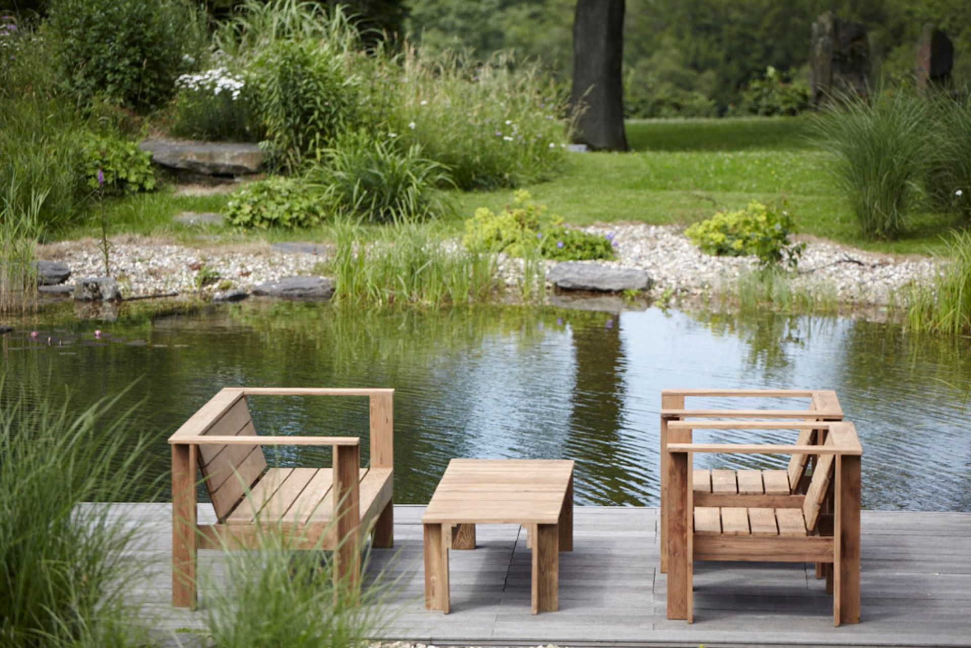 Batten Lounge Table d'appoint Nature Largeur 57 Jan Kurtz