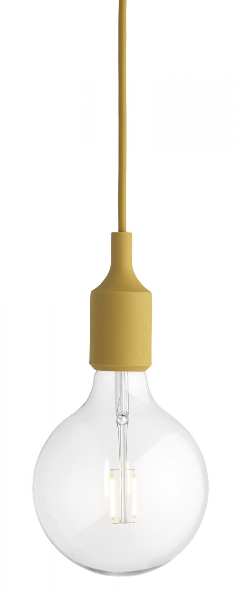 E27 Socket lamp Pendelleuchte Muuto-senf