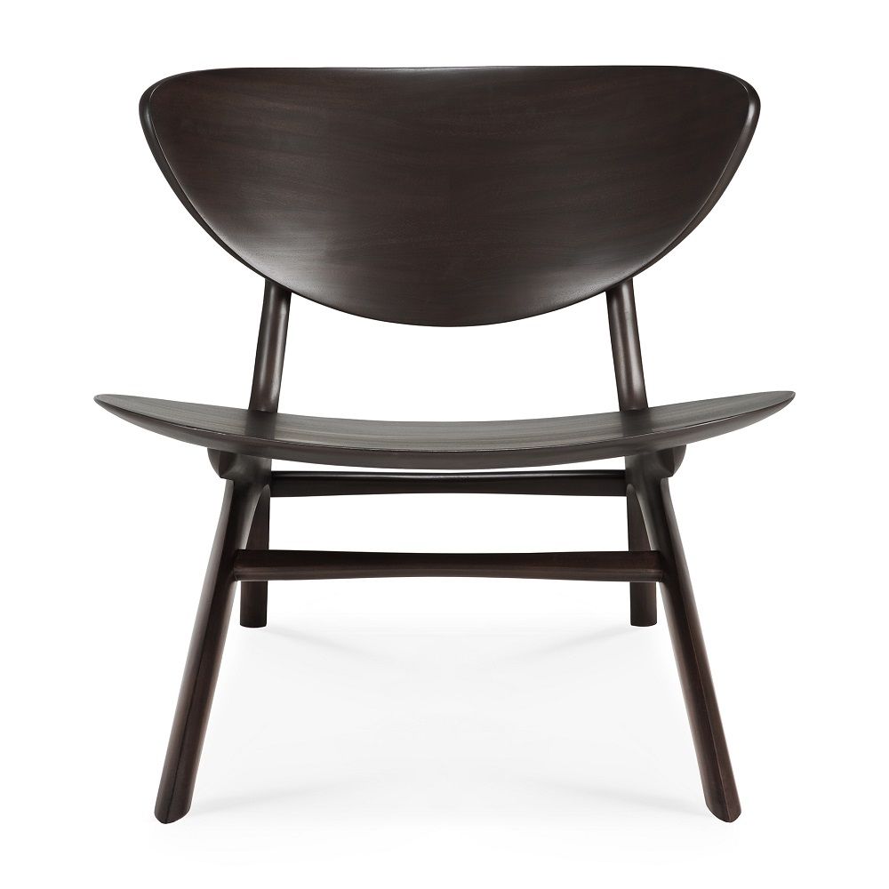 Eye Fauteuil lounge acajou laqué Ethnicraft