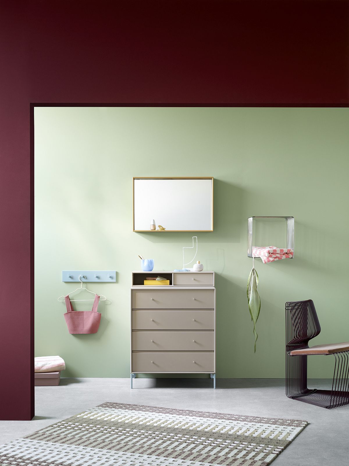 Panton Wire Cube Single étagère Montana