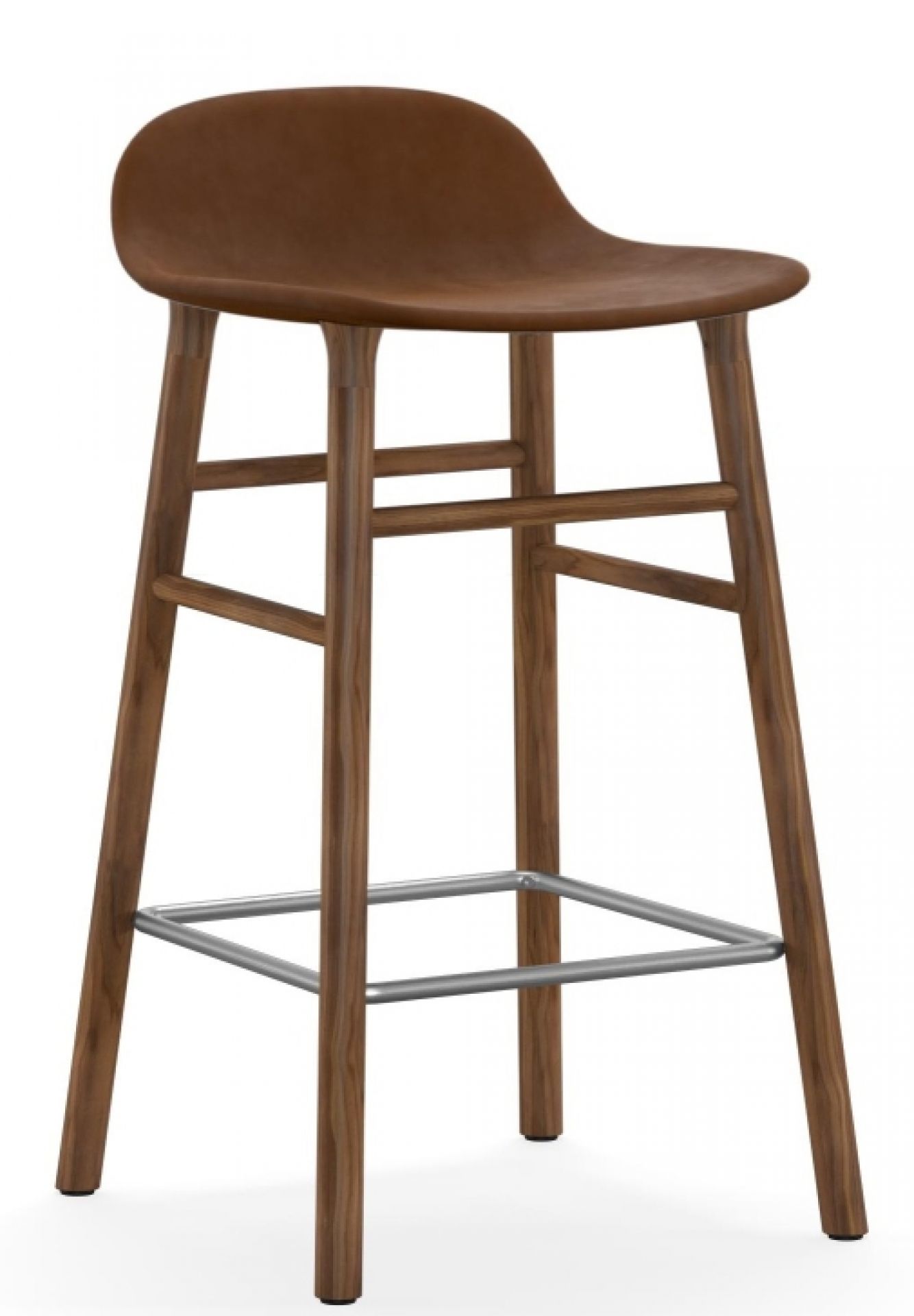 Form Barstool tabouret de bar H 65 cm Chêne Rembourré Normann Copenhagen