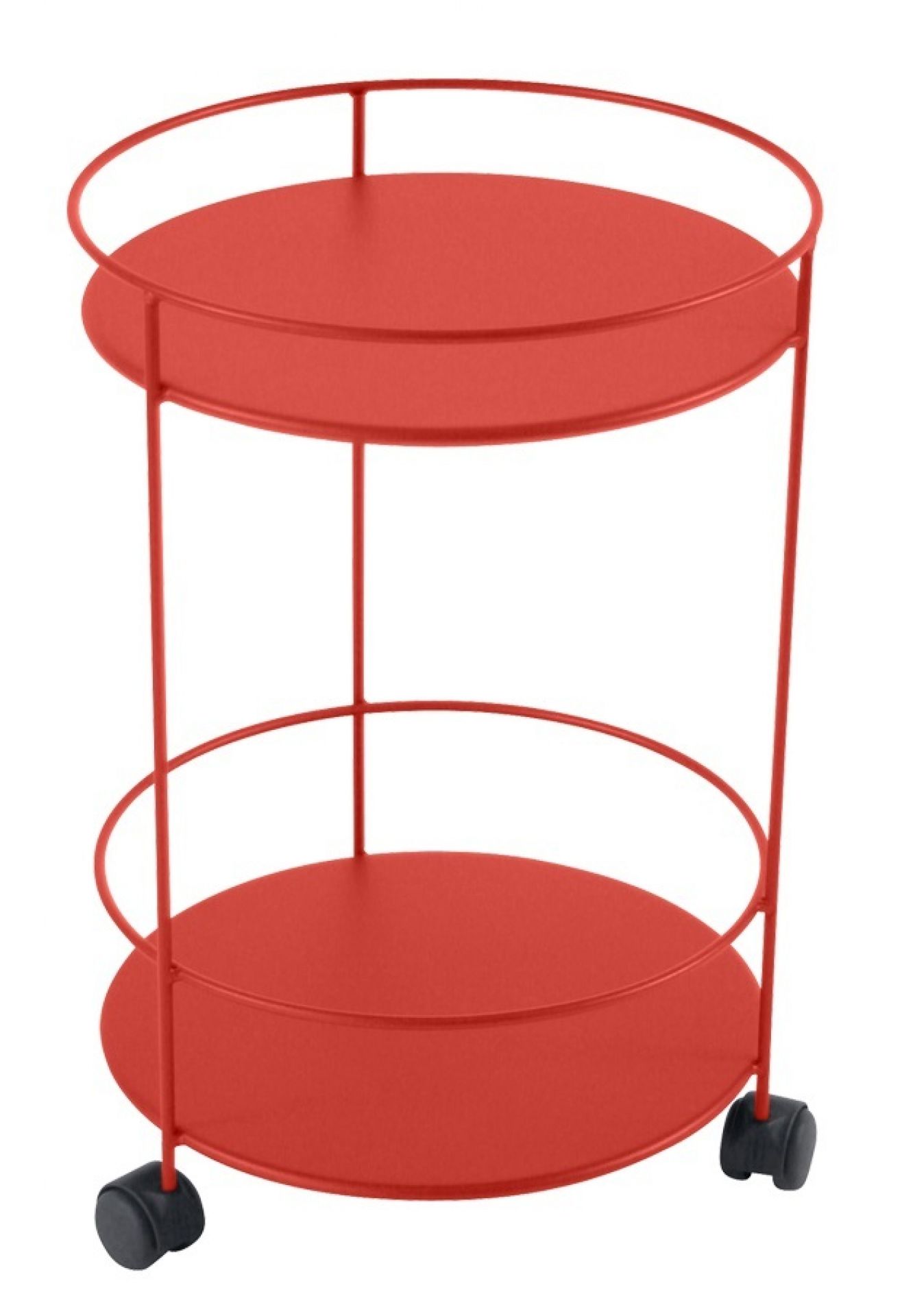 Guinguette Outdoor nTable d'appoint sur Roulettes Fermob