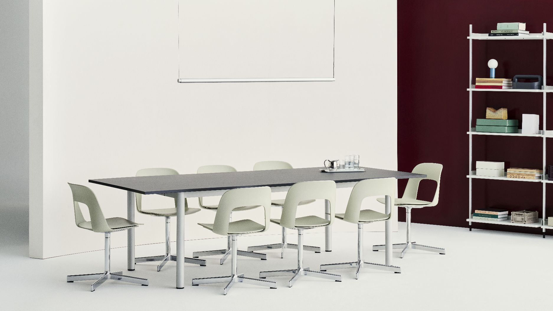 Layout Side Chair 131 4-étoiles pivotantes chaise Hay  