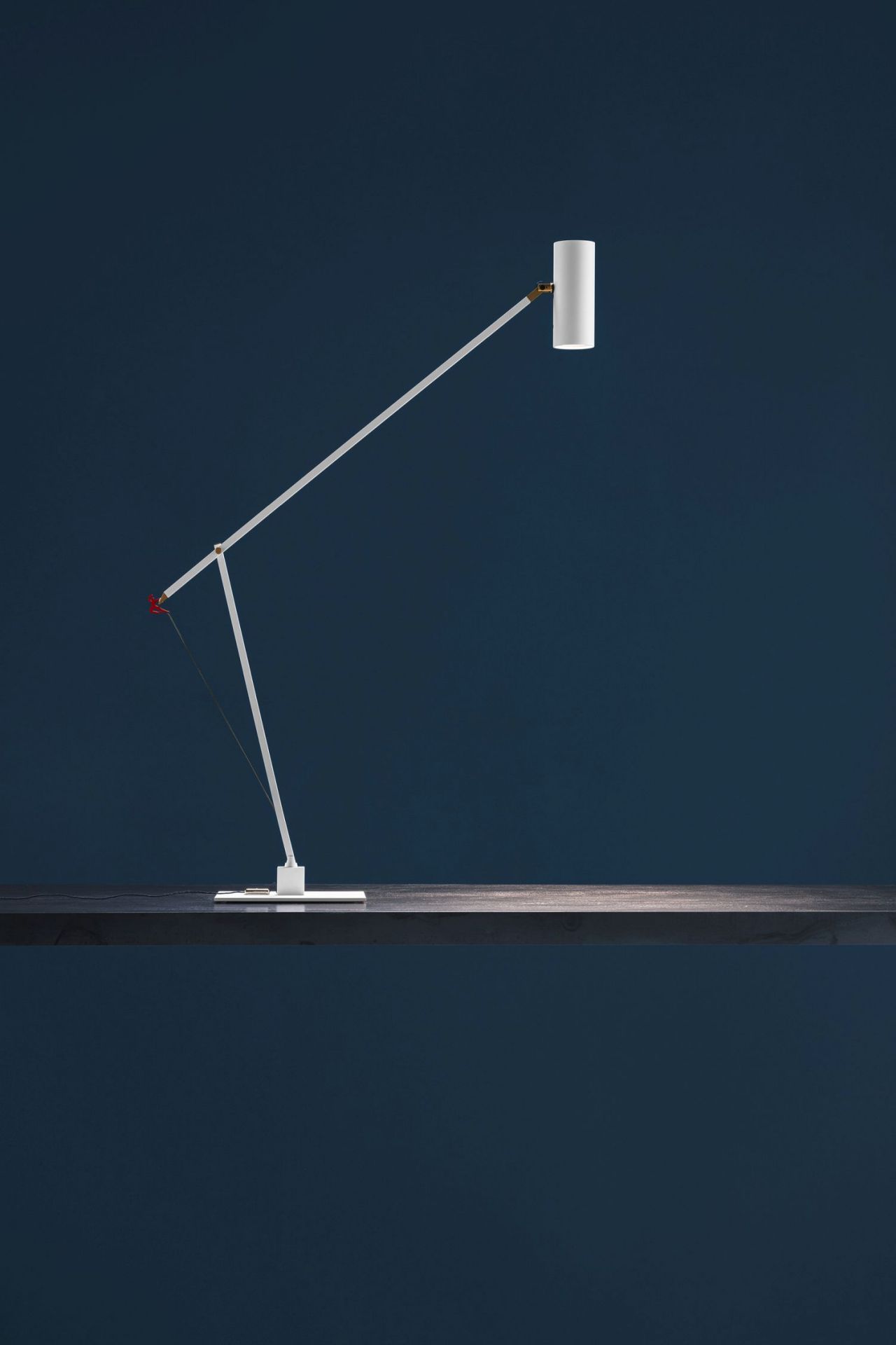 Ettorino T lampe de table blanc Catellani & Smith