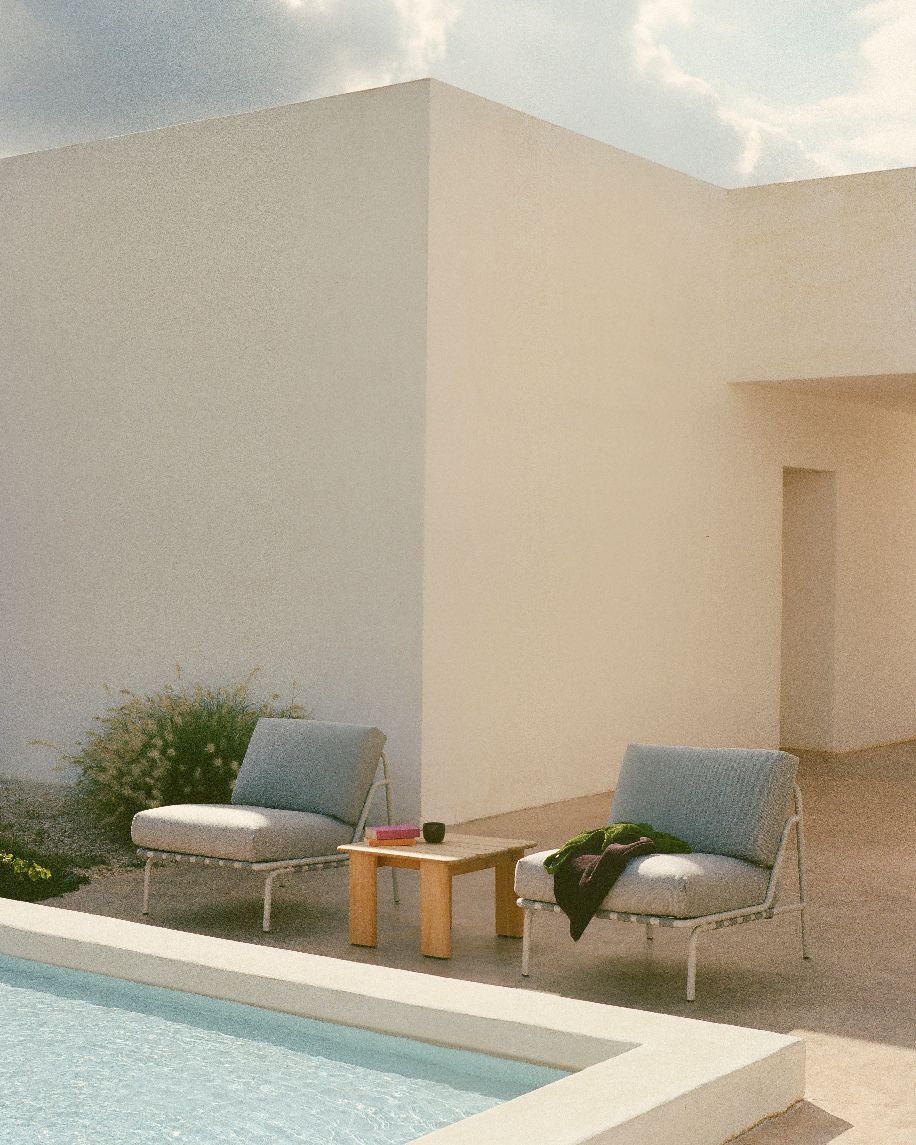 Assemble Coffee Table Table basse 55x55 cm Teck Outdoor Muuto 