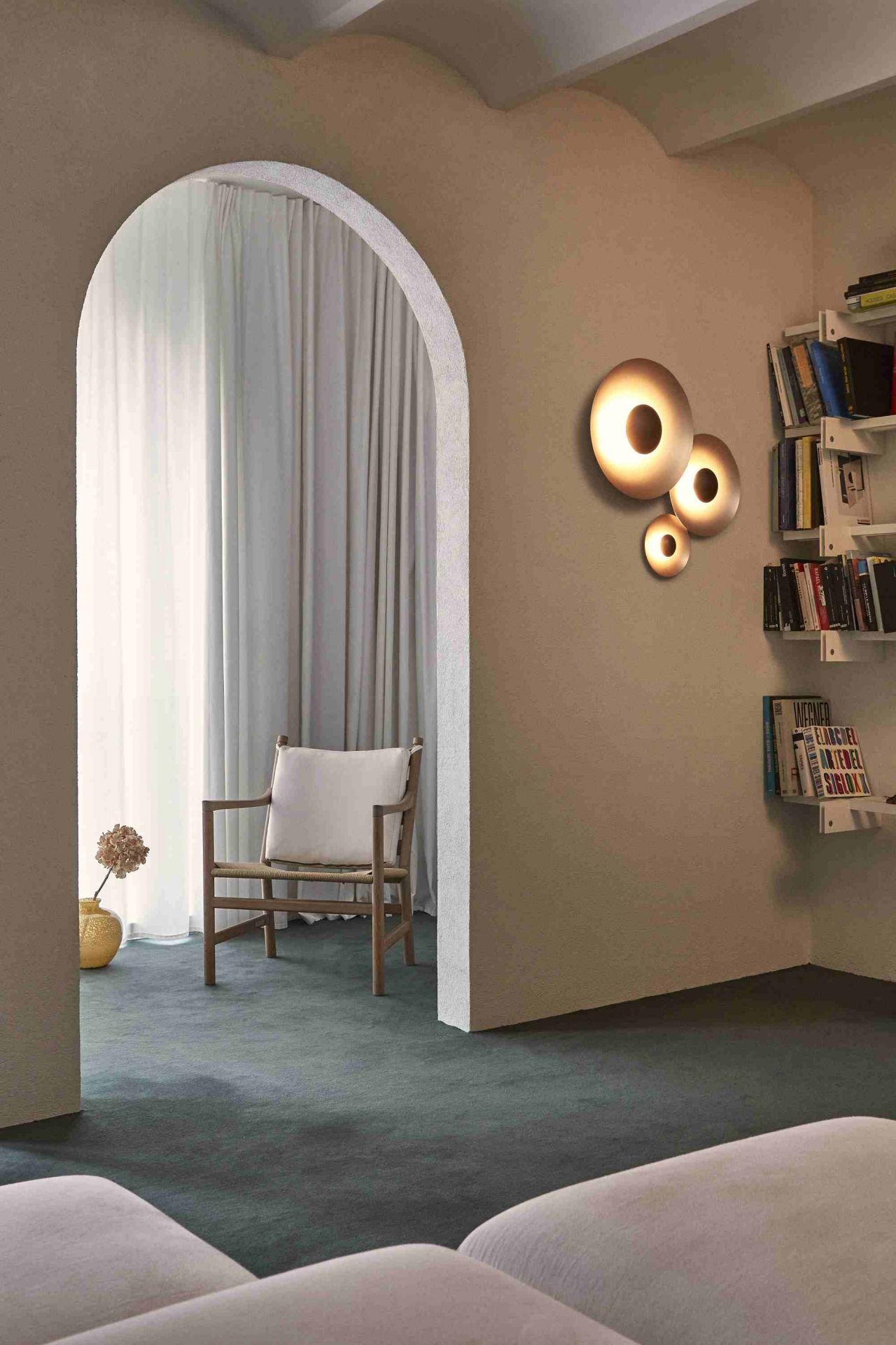 Ginger 32 C LED Plafonnier marset chêne-chêne