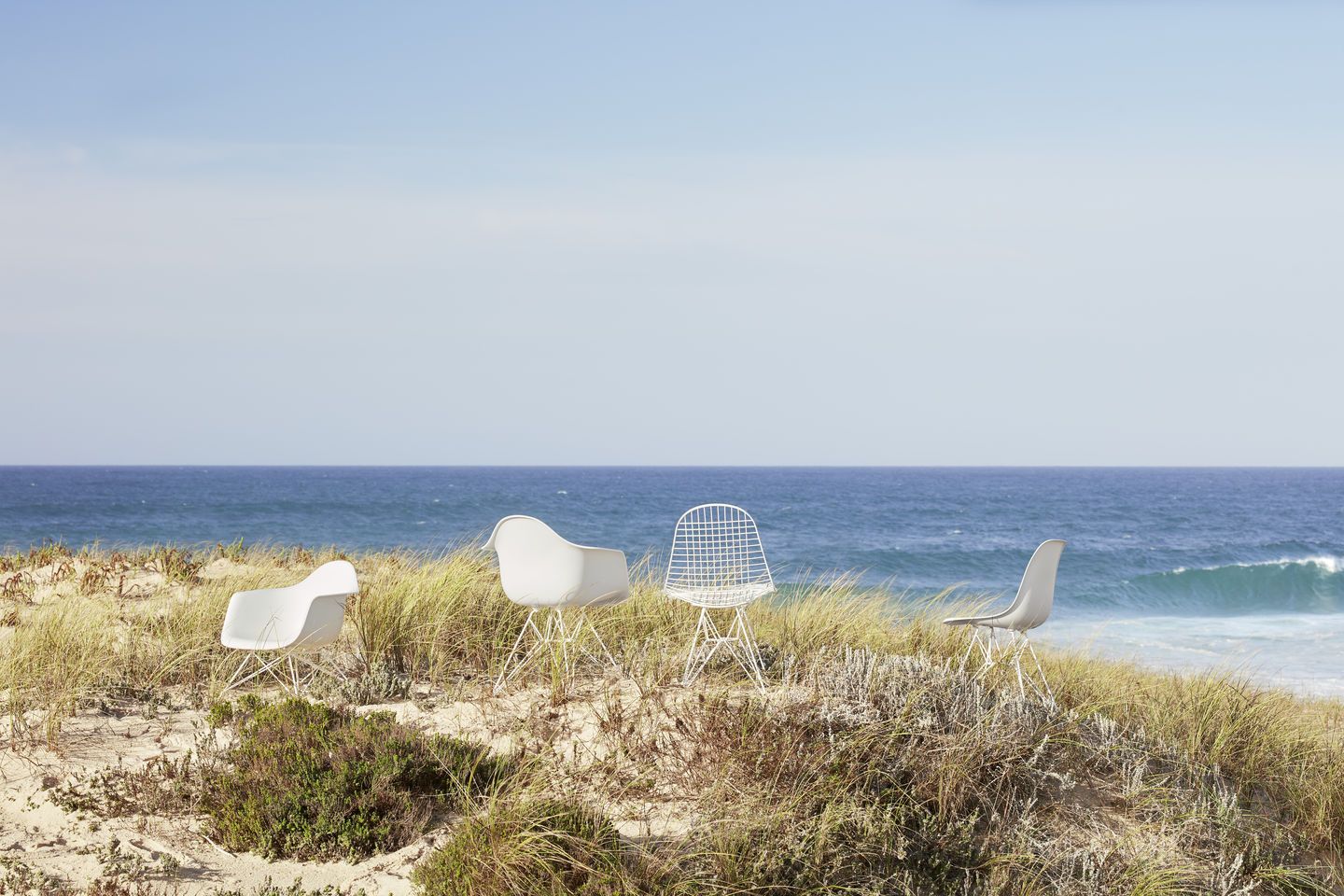 DKW-5 Wire Chair Chaise avec coussins Vitra